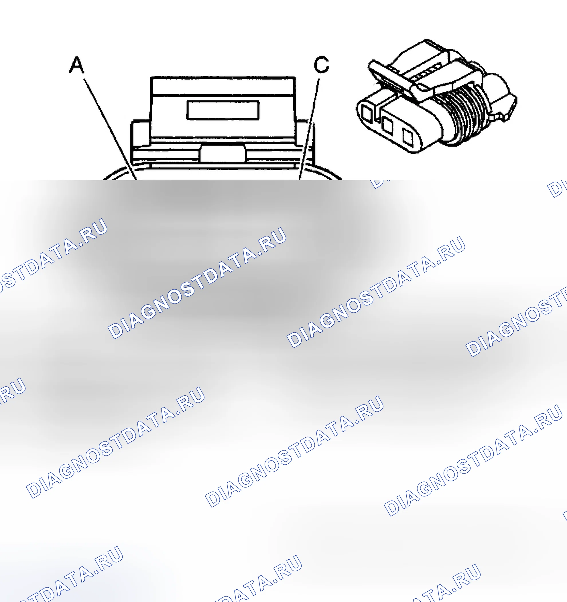 Рис. 340: ИДЕНТИФИКАЦИЯ СОЕДИНИТЕЛЯ. Chevrolet Chevy Express H2500 