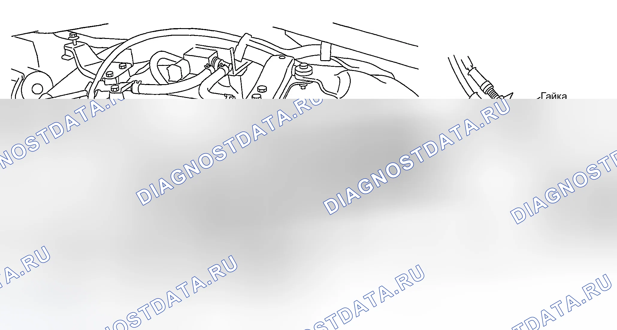 Рис. 45: РЕГУЛИРОВКА ПРОВОДА ASCD. Infiniti M45 II