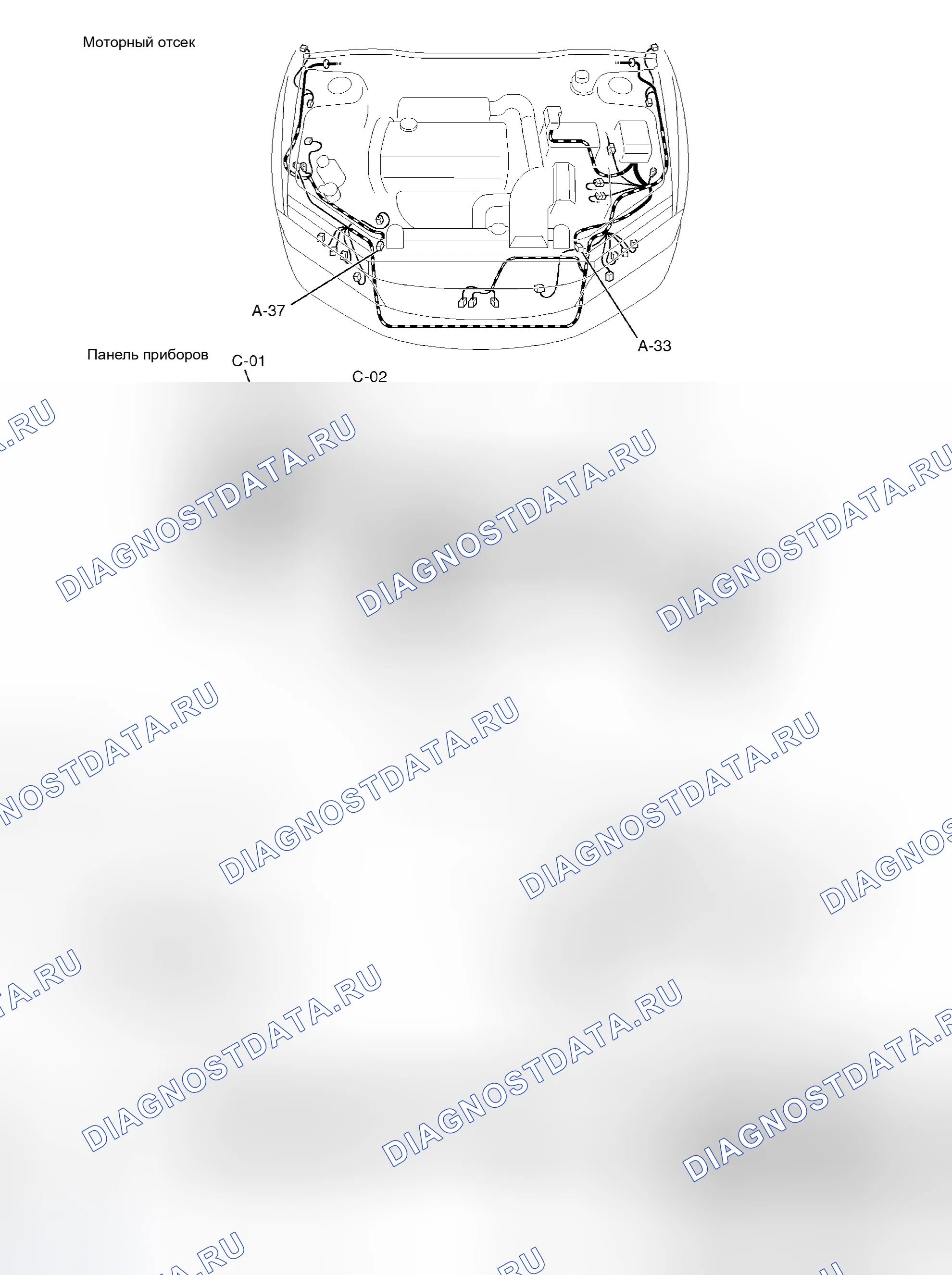 Рис. 546: СХЕМЫ КОНФИГУРАЦИИ. Mitsubishi Lancer Evolution IX