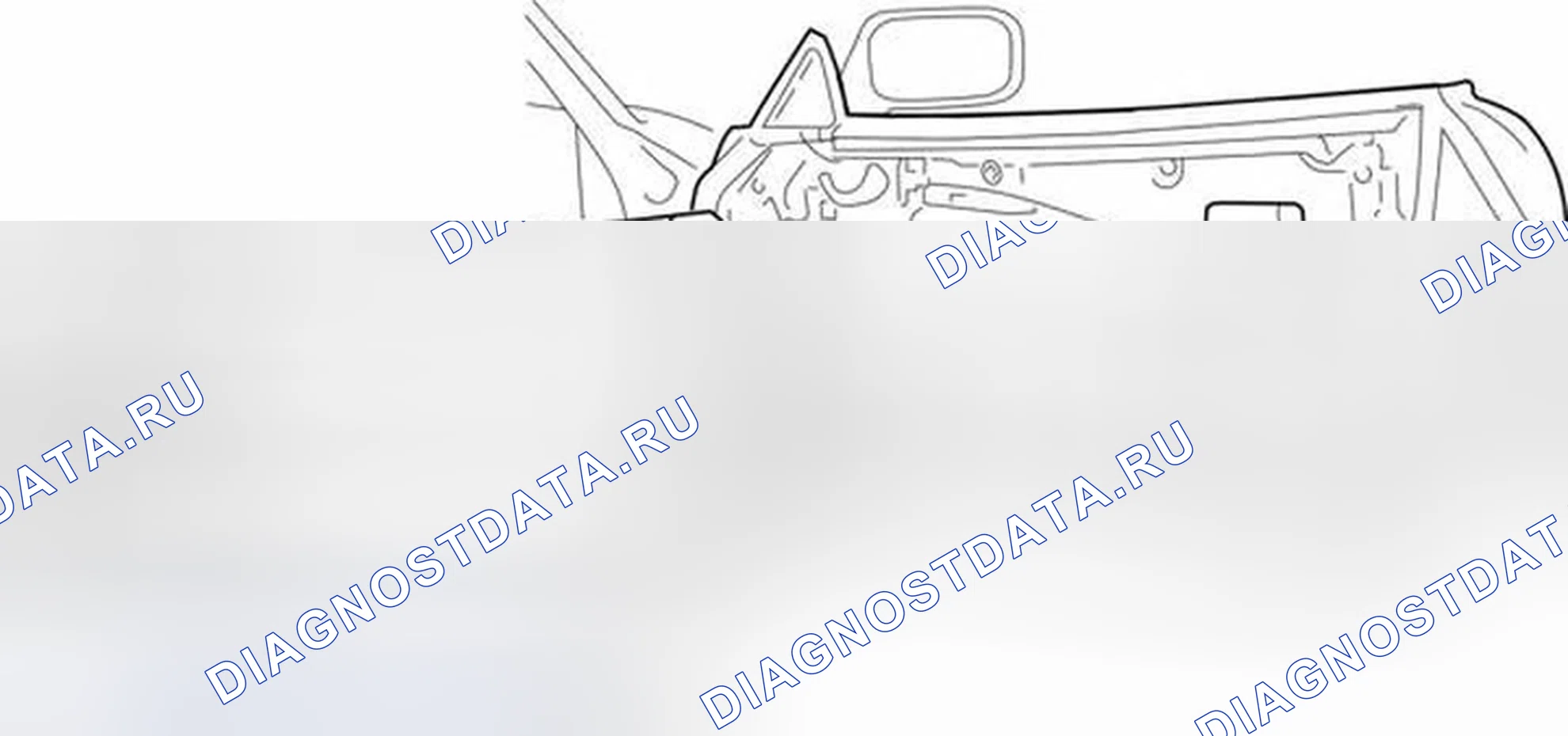 Рис. 30: Двери. Jaguar XKR I рестайлинг
