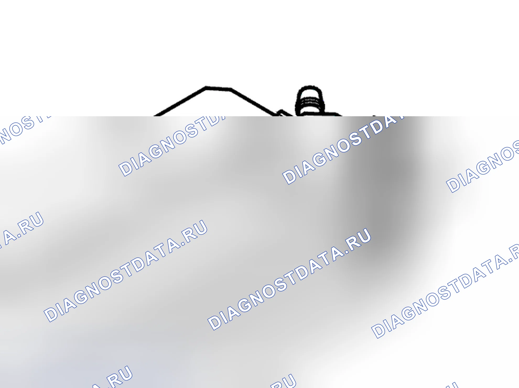 Рис. 83: Снятие механического троса. Volvo S80 I