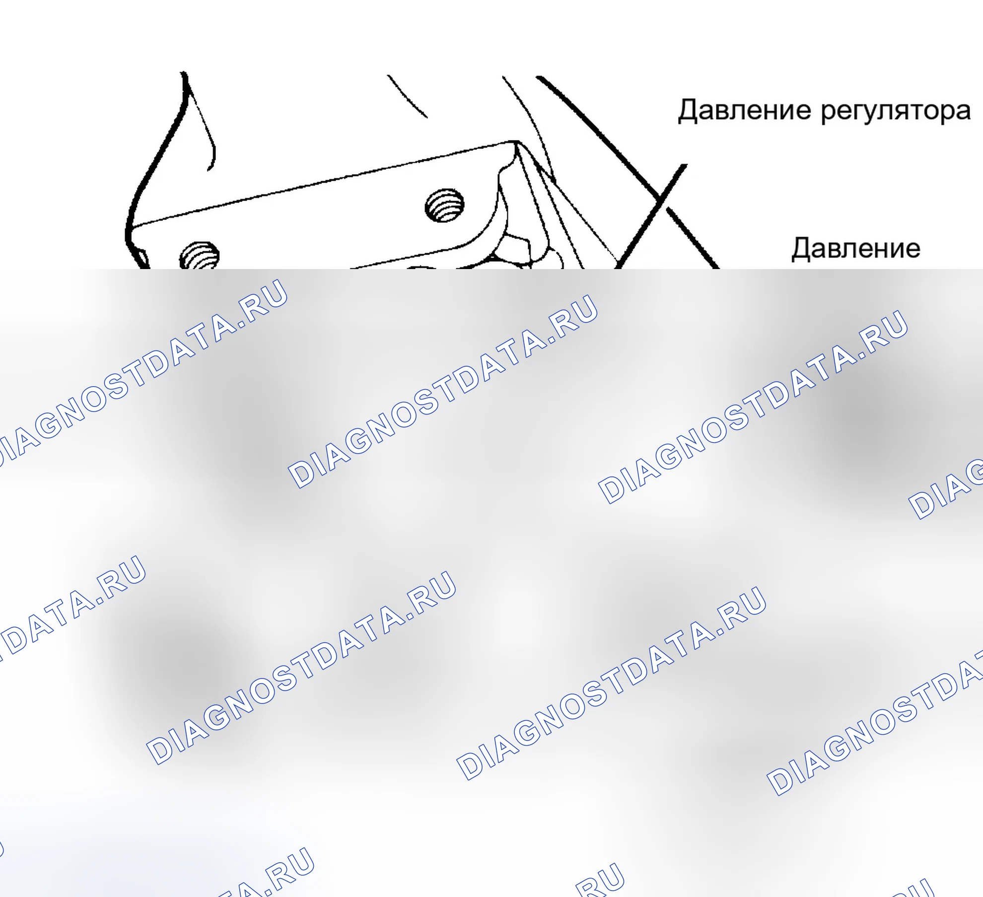 Рис. 5: Давление регулятора. Dodge Ram I