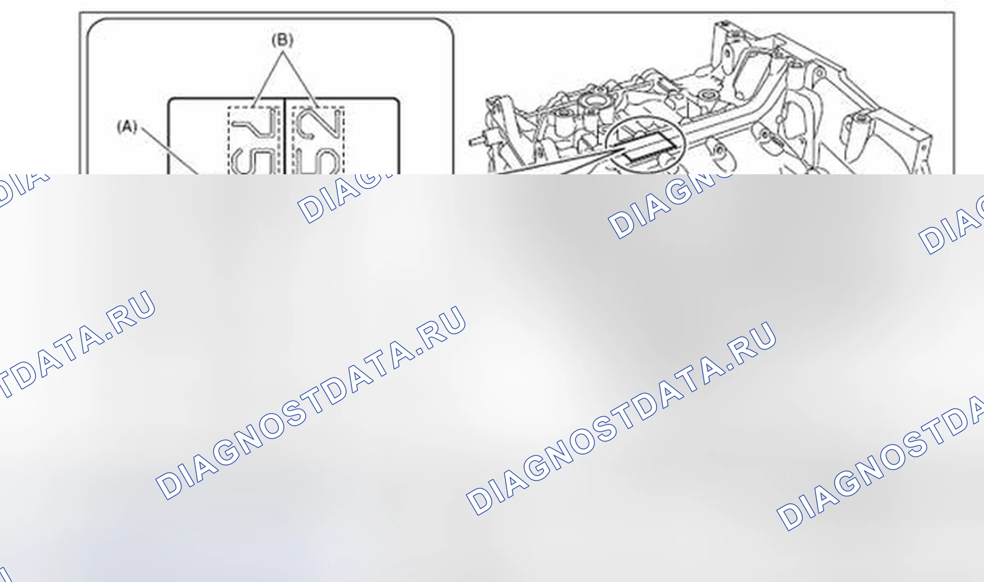Рис. 1120: БЛОК ЦИЛИНДРОВ И ПОРШЕНЬ. Subaru Impreza WRX GE рестайлинг