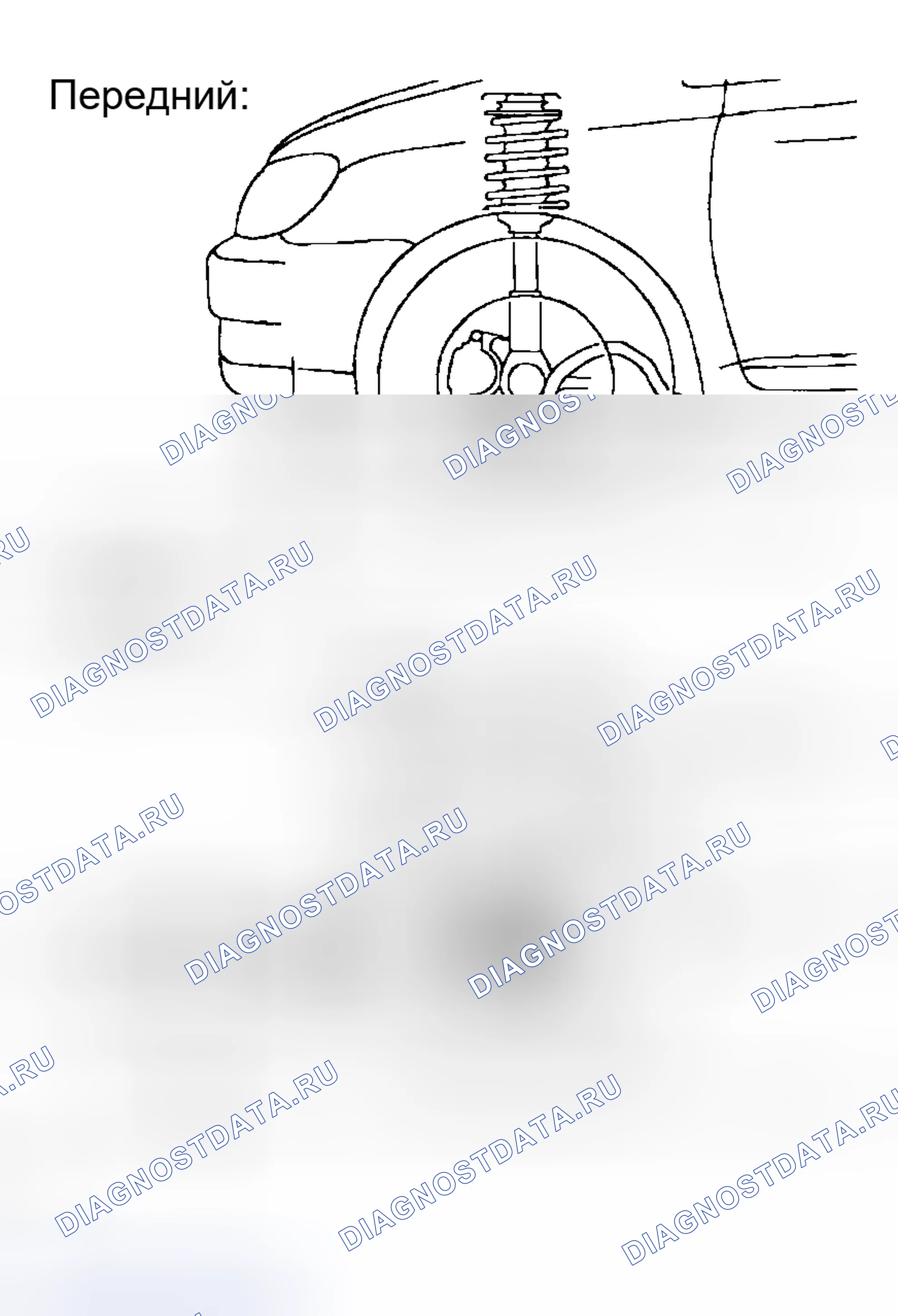 Рис. 114: Центровка передних колес. Toyota Tacoma I рестайлинг