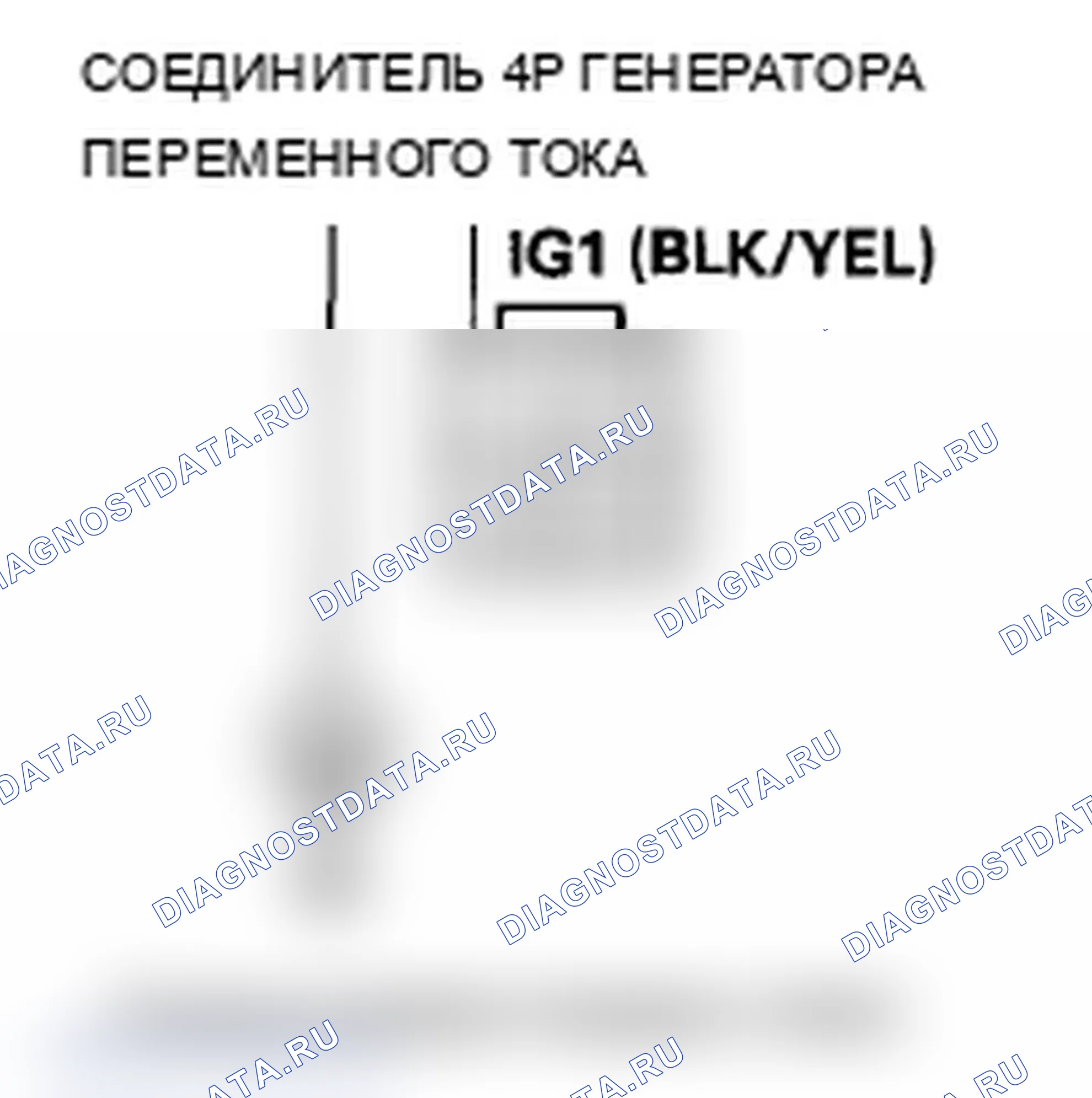 Рис. 186: P16BC расшифровка кода ошибки: низковольтная клеммная цепь генератора переменного тока FR/цепь IGP. Acura RDX I рестайлинг