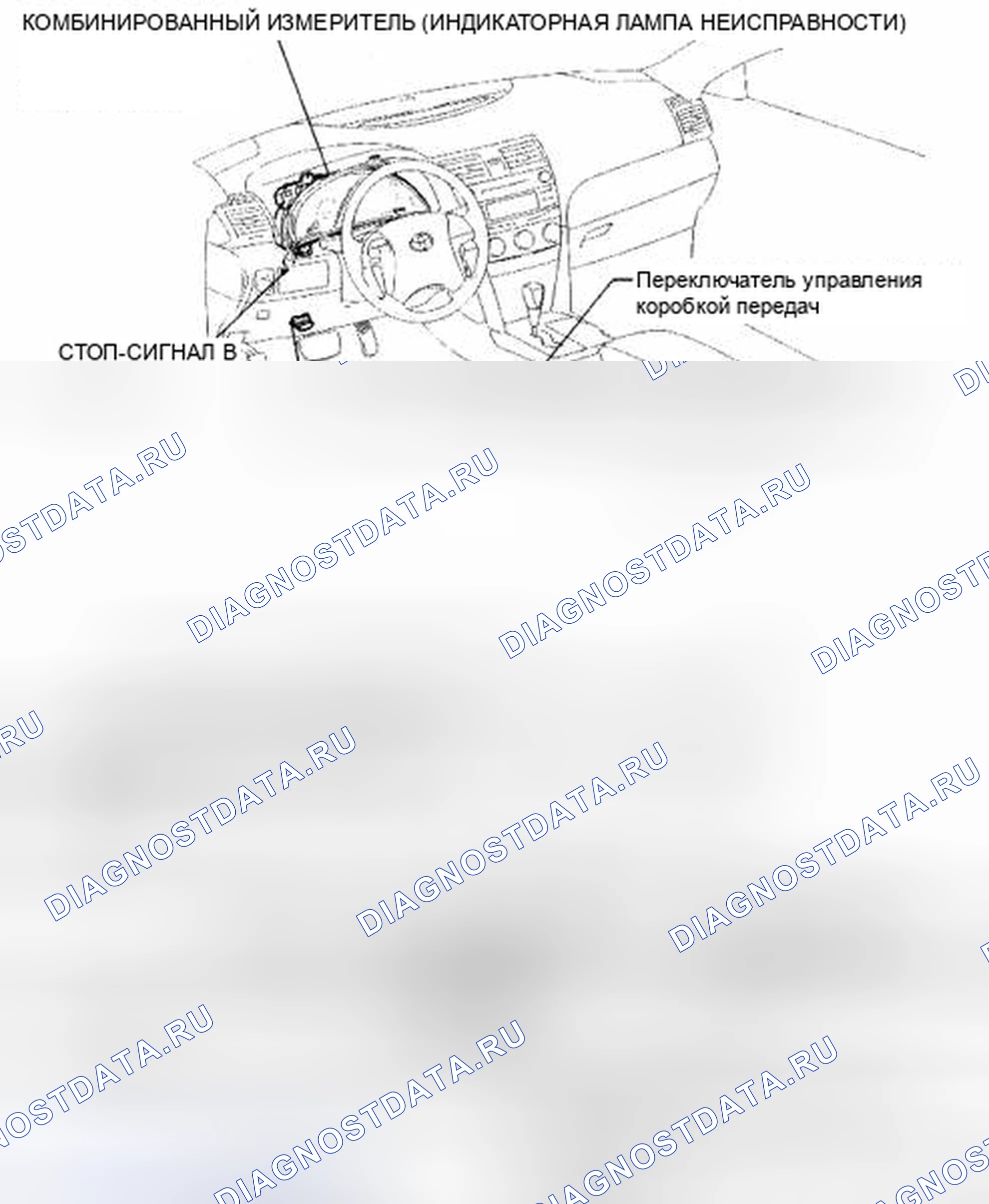 Рис. 516: РАСПОЛОЖЕНИЕ ДЕТАЛЕЙ. Toyota Camry XV40
