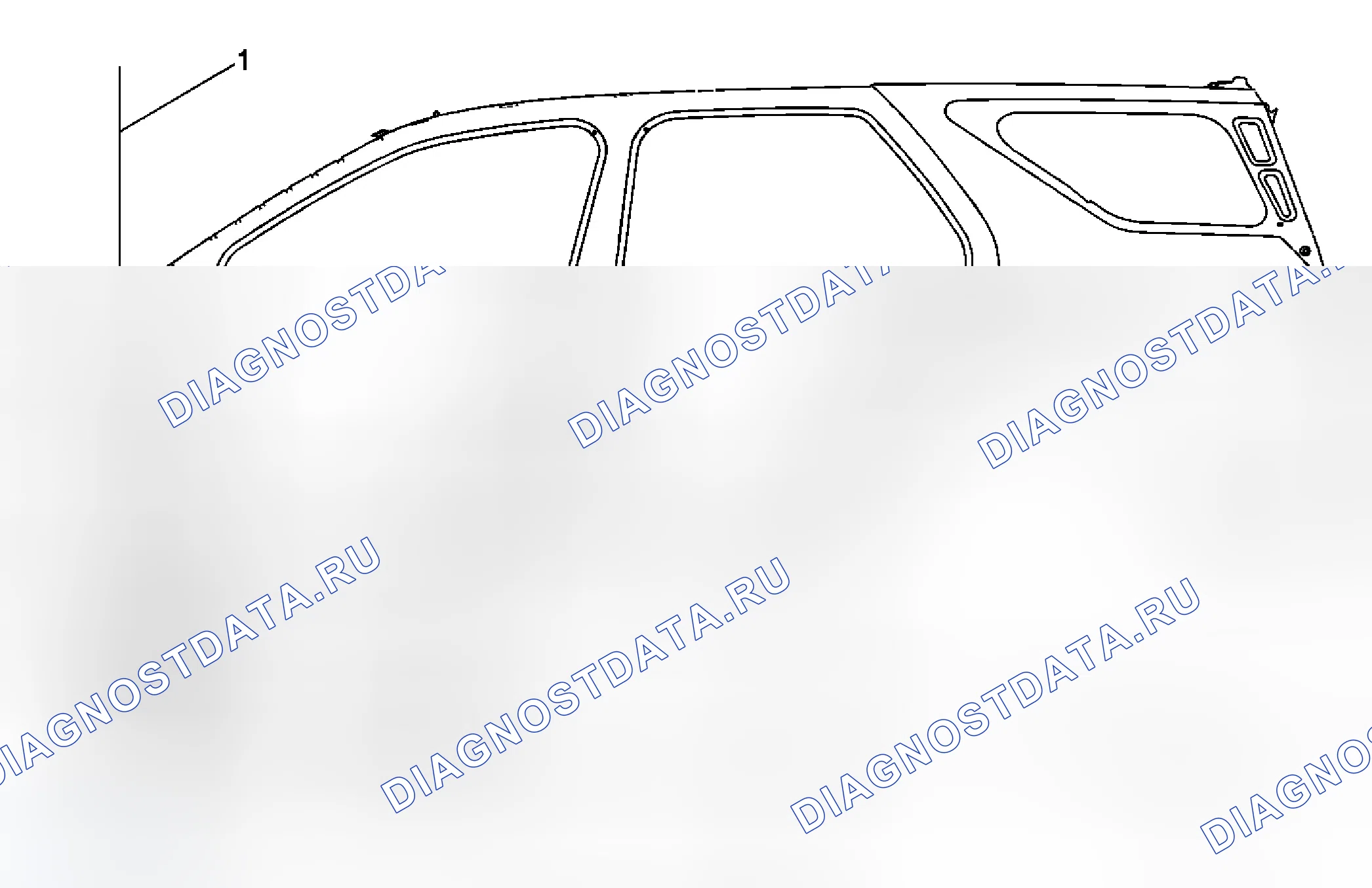 Рис. 9: Размеры-Корпус. Cadillac SRX I