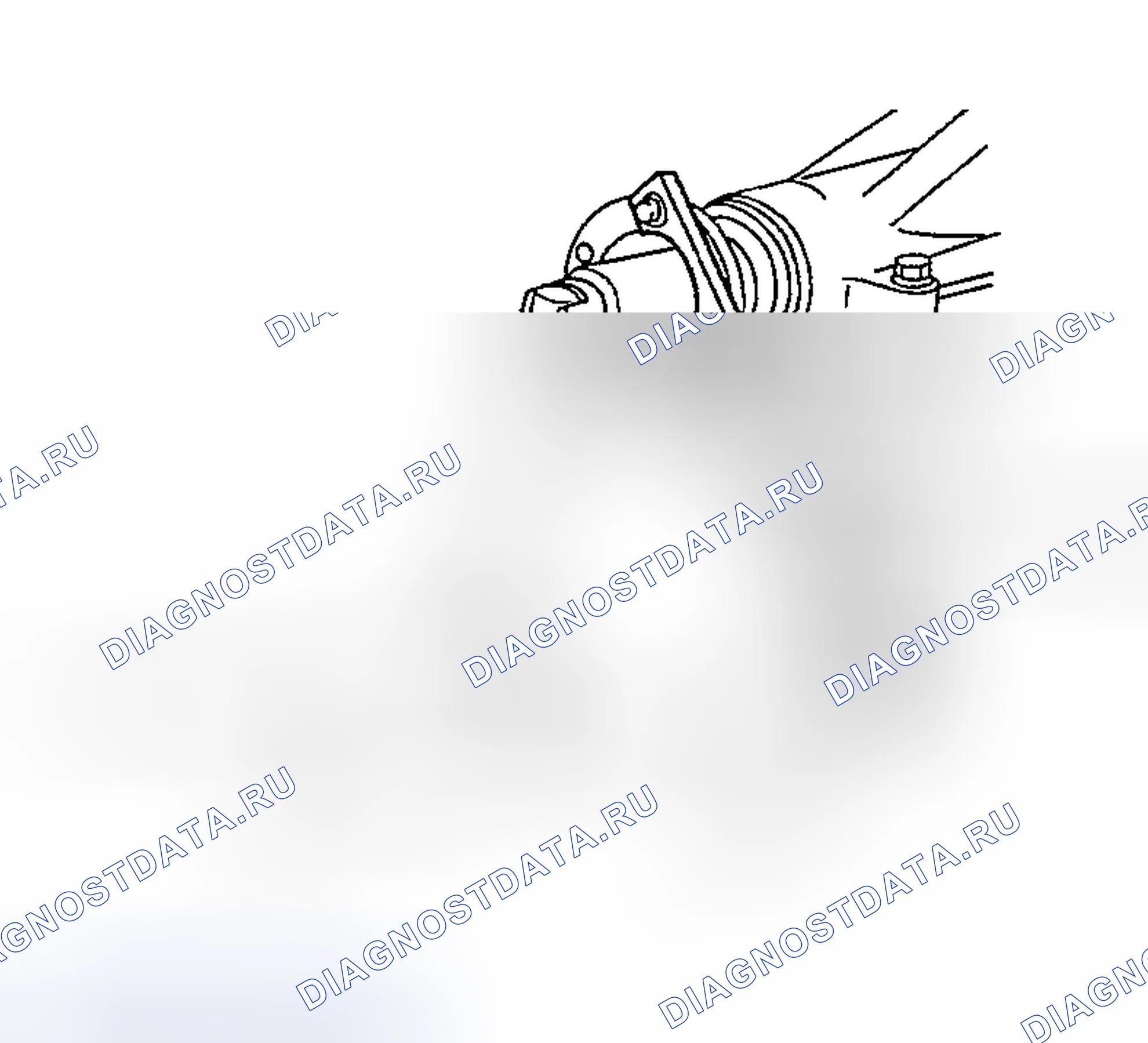 Рис. 38: Демонтаж узла ведущей шестерни. Nissan 350Z I