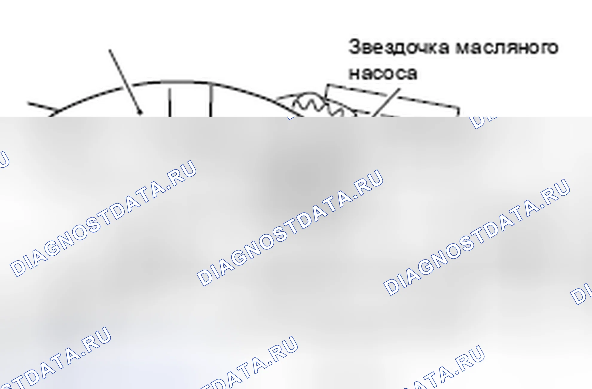 Рис. 74: <<B>> СНЯТИЕ ЗВЕЗДОЧКИ МАСЛЯНОГО НАСОСА. Honda Domani MB