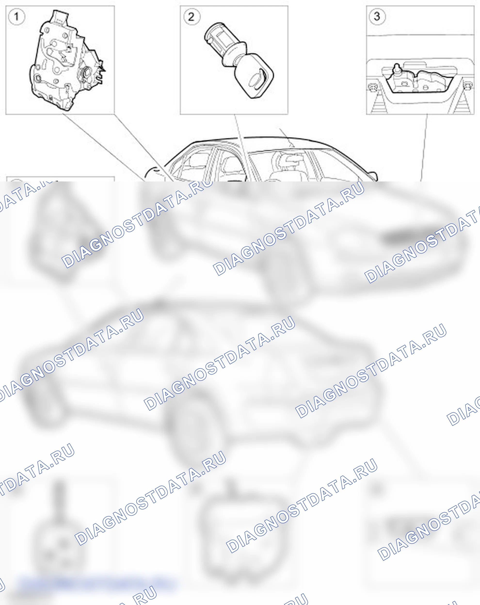 Ручки, замки, защелки и системы входа: описание и работа. Ford Mondeo III рестайлинг