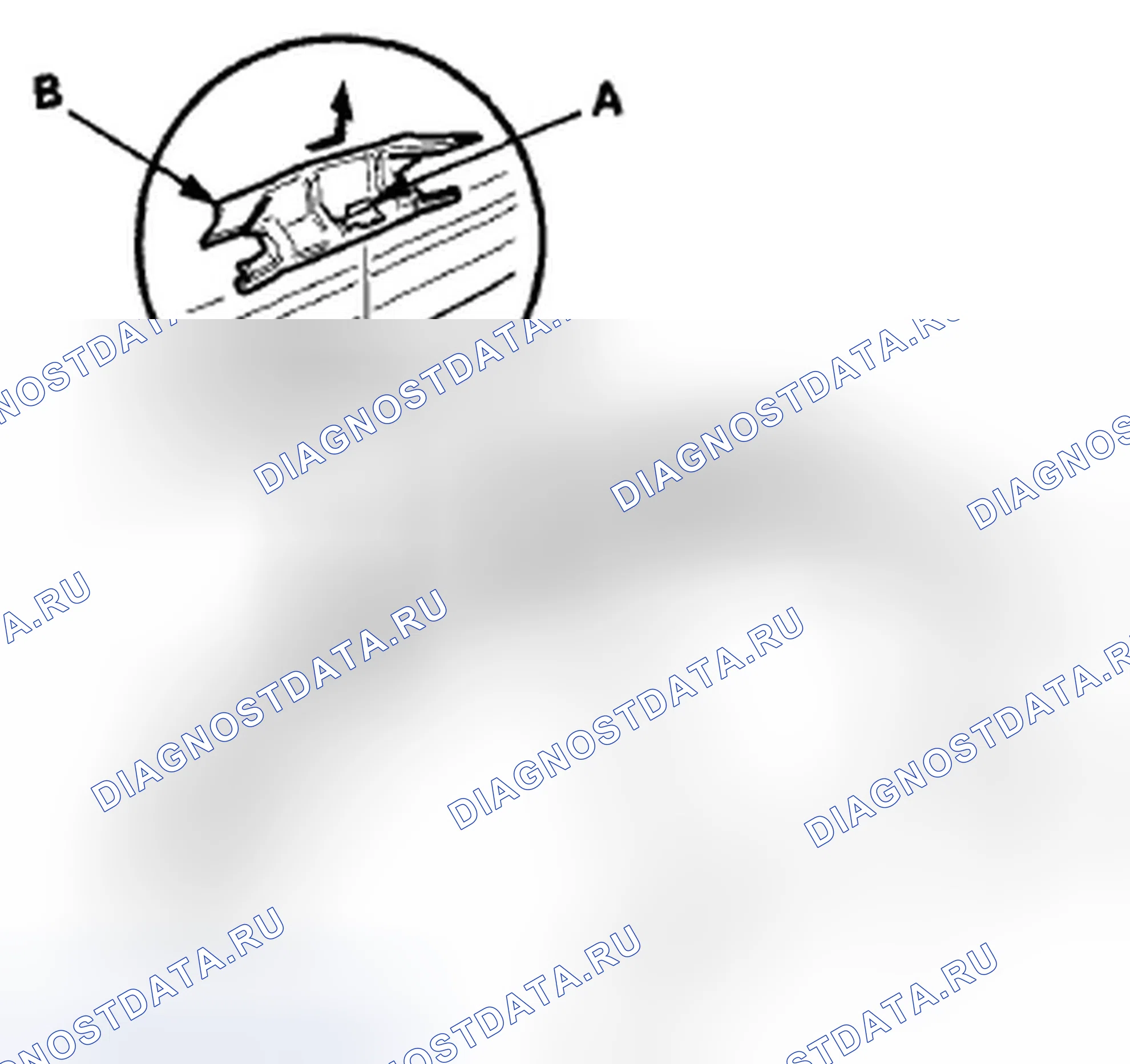 Рис. 22: Замена фиксатора (участок крыши). Honda Accord VIII