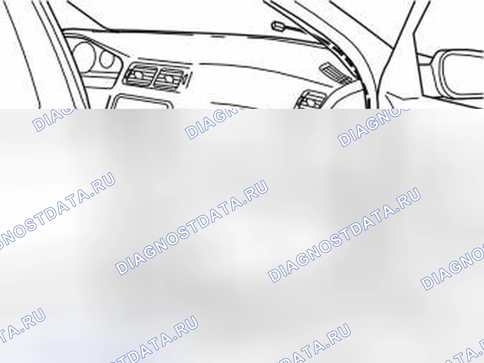 Рис. 620: Прокладка кабеля. Volvo S60 I