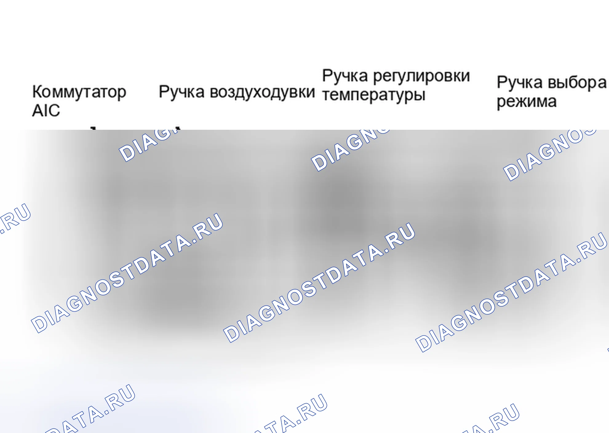 Рис. 4: РУЧКА РЕГУЛИРОВКИ ТЕМПЕРАТУРЫ. Mitsubishi Mirage III