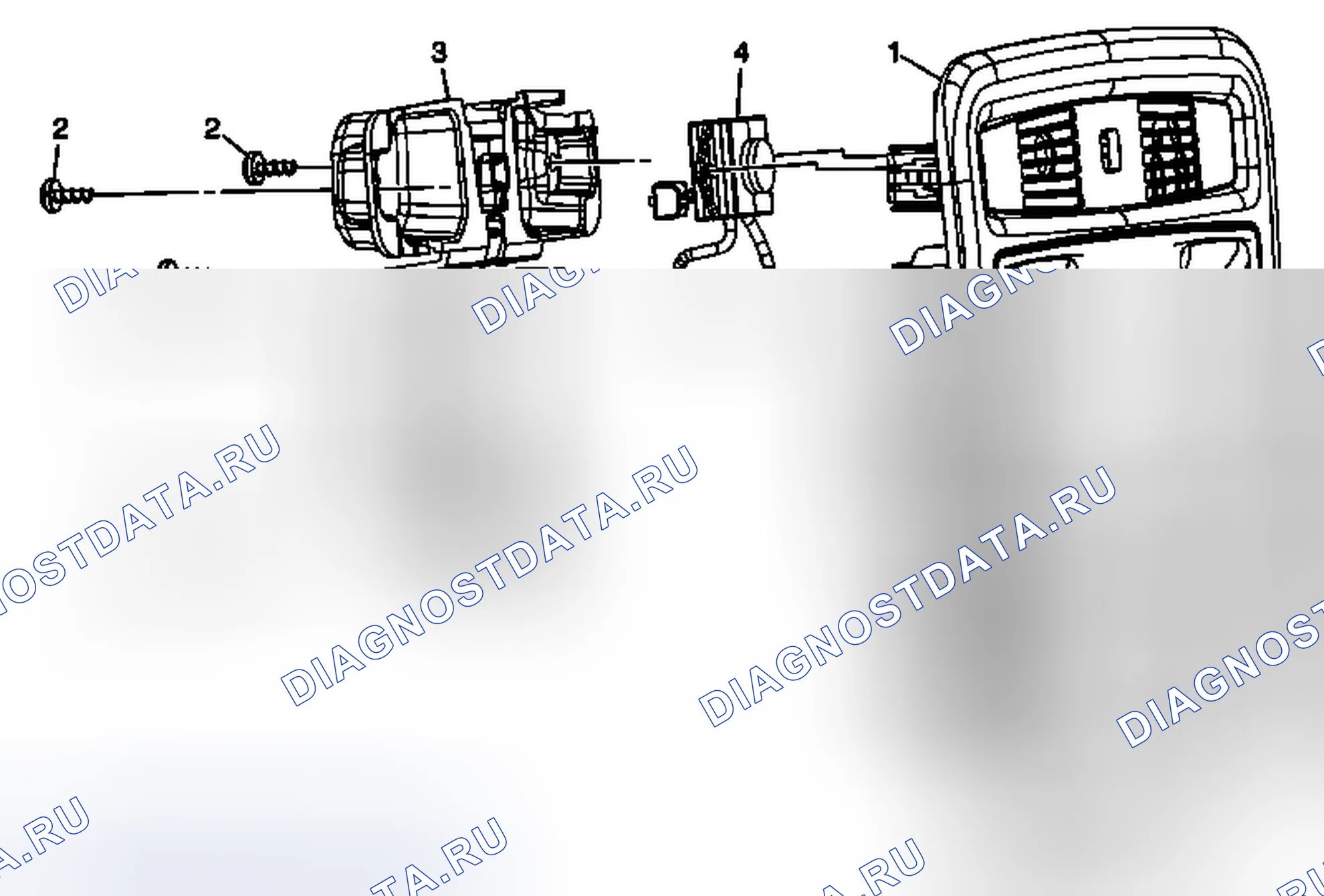 Рис. 23: Замена шумового микрофона внутри радиокомпенсатора. Cadillac CTS II