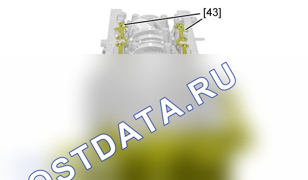 Повторная установка: двигателя DW12 — b1cm047d. Citroen C5 I рестайлинг