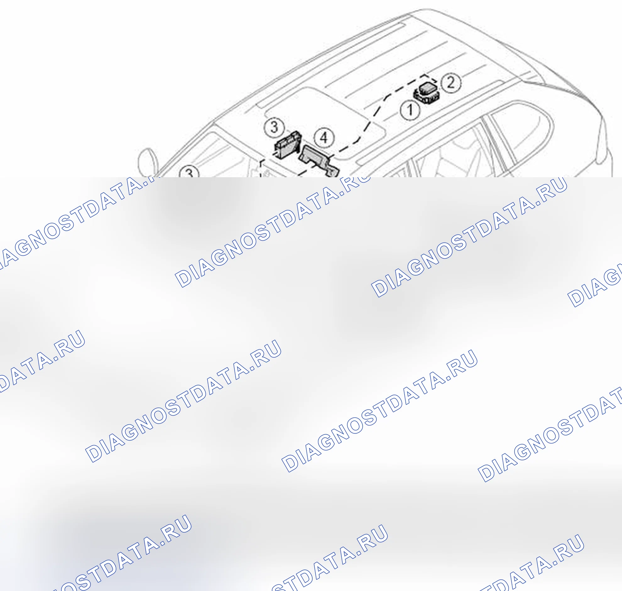 Рис. 778: Компоновка компонентов. Kia Cerato I