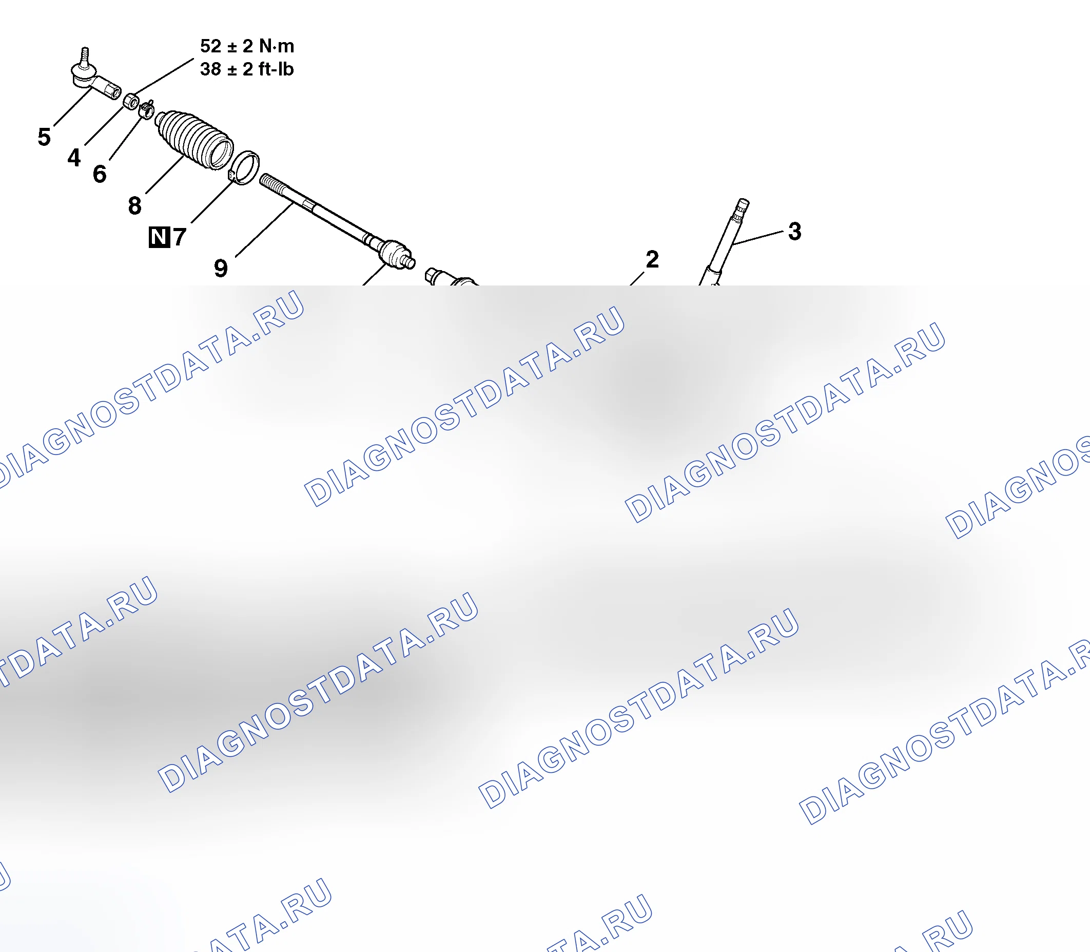 Рис. 73: РАЗБОРКА И СБОРКА. Mitsubishi Endeavor I