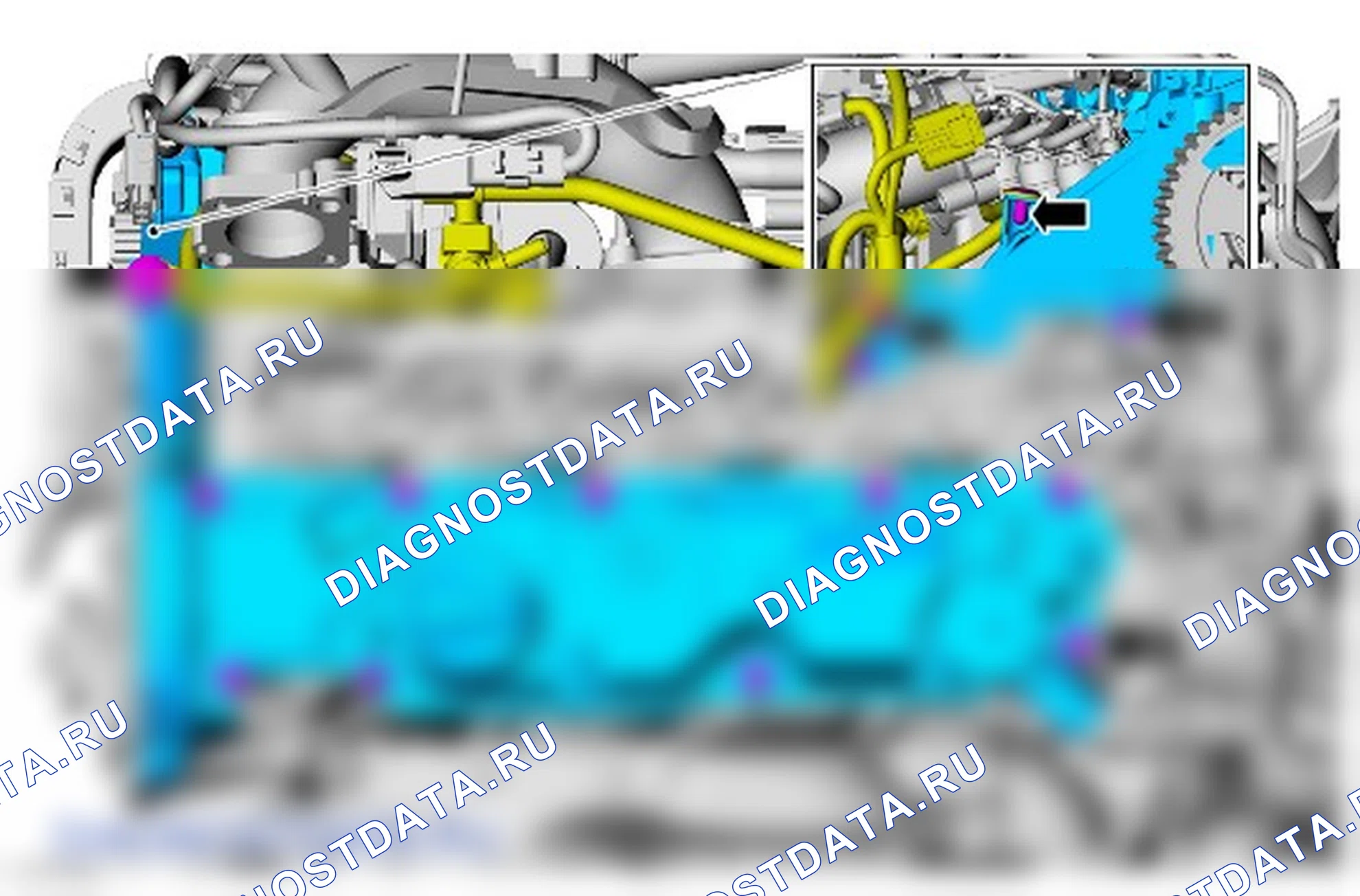 Разборка двигателя. Ford Transit Connect II
