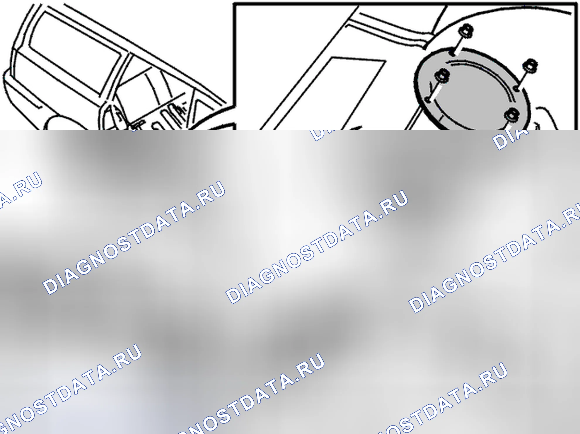 Рис. 142: Демонтаж разъема датчика колеса. Volvo V70 II рестайлинг