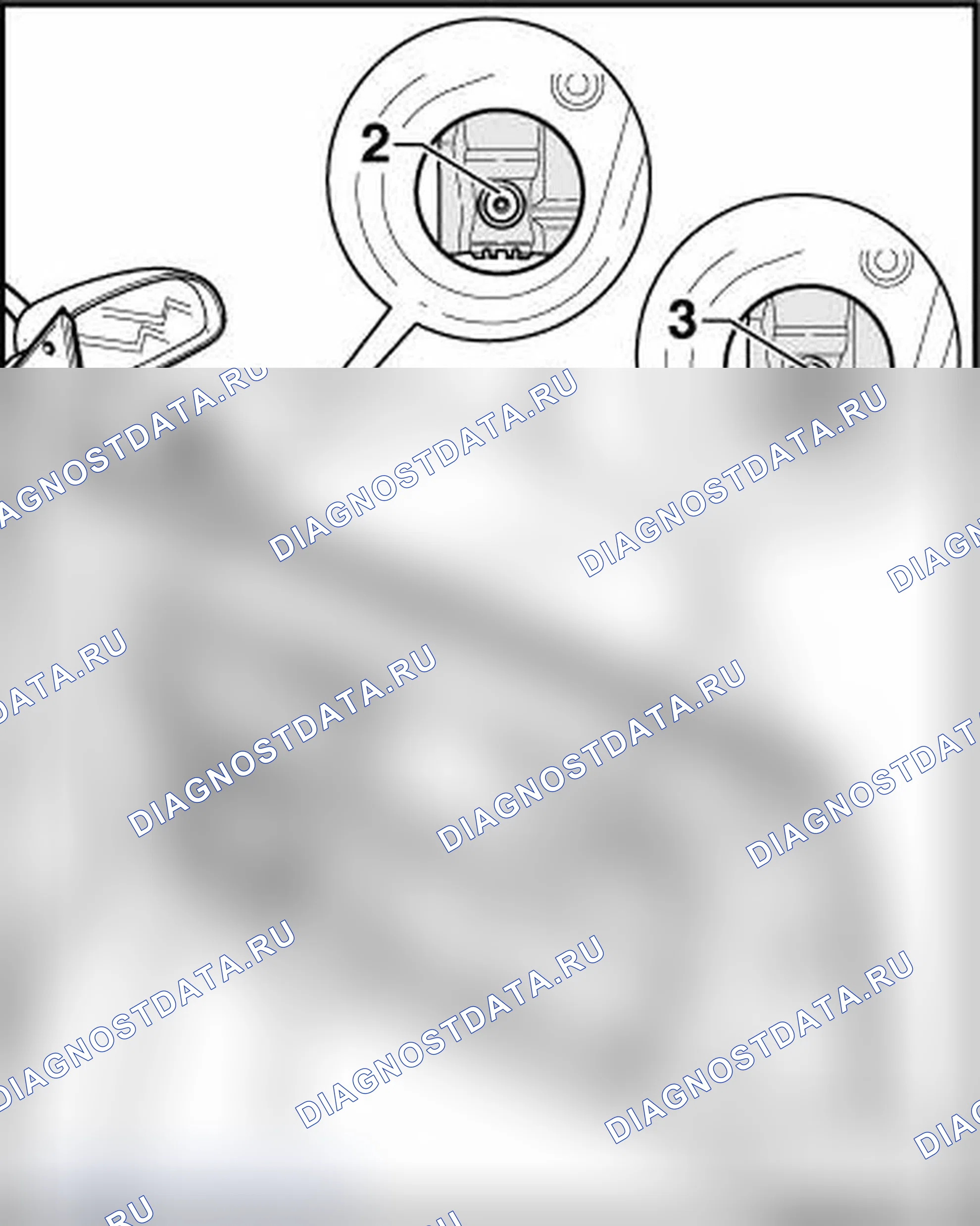 Рис. 147: ОКНО ПЕРЕДНЕЙ ДВЕРИ, складное. Volkswagen New Beetle A4 рестайлинг