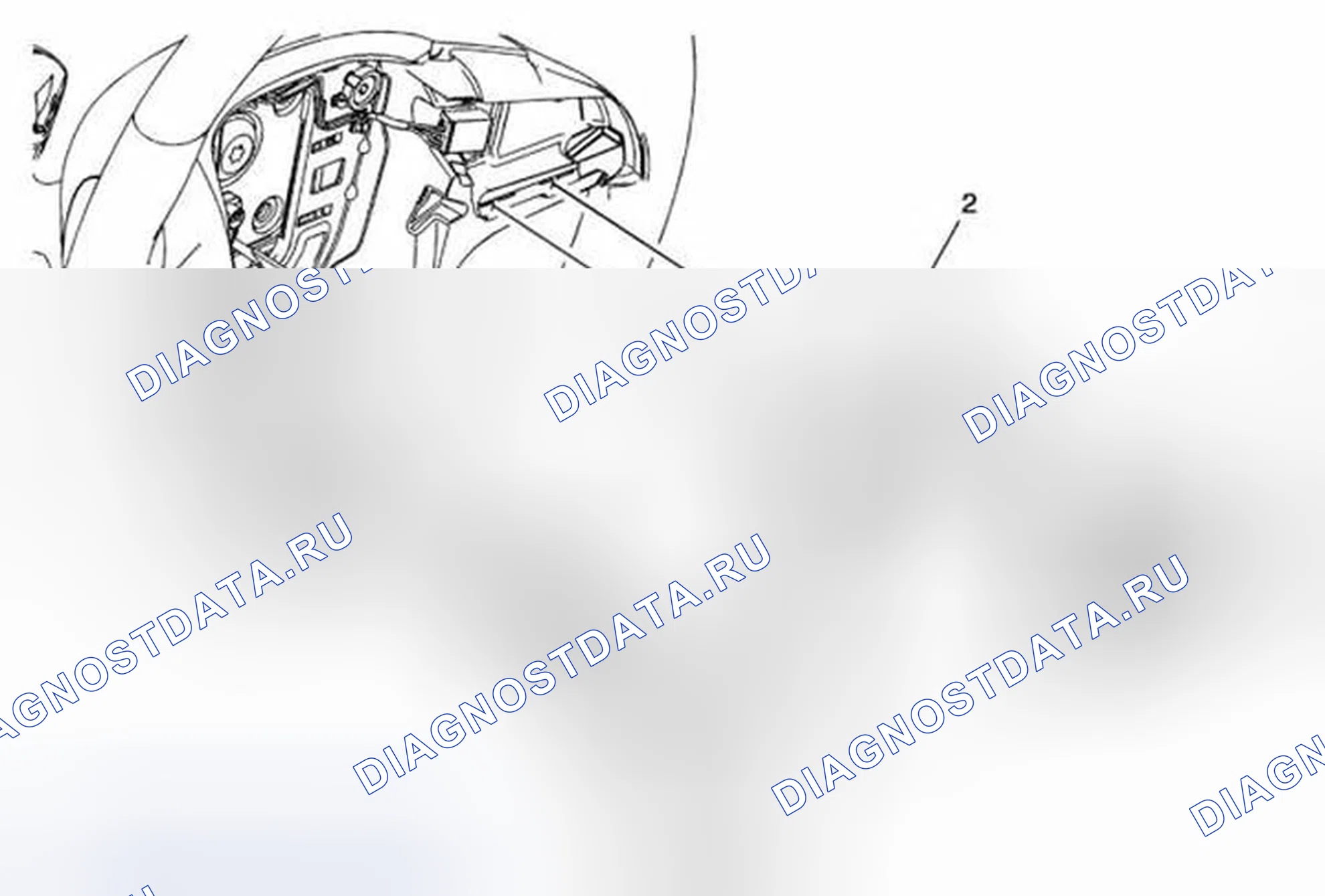 Рис. 19: Замена выключателя управления радио и телефоном. Chevrolet Sonic I