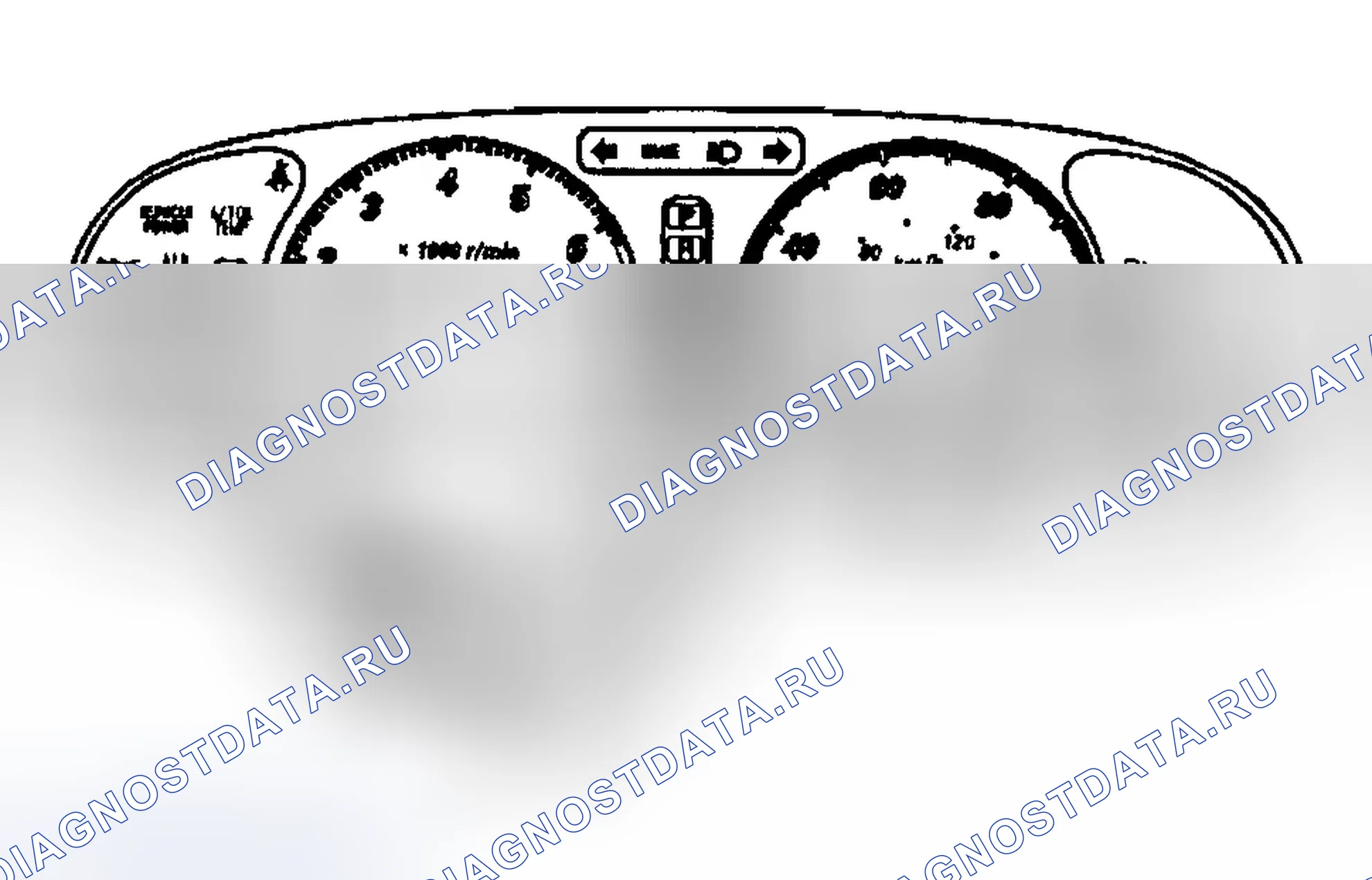Рис. 34: Предупреждающая лампа. Isuzu Rodeo II