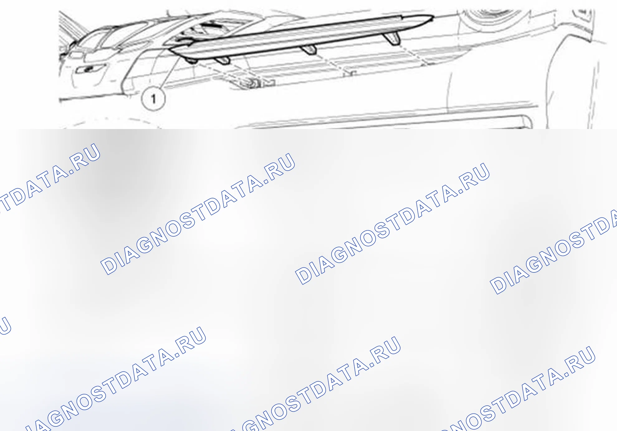Рис. 55: Отделочная панель приборной панели - правая. Ford Fiesta Mk6