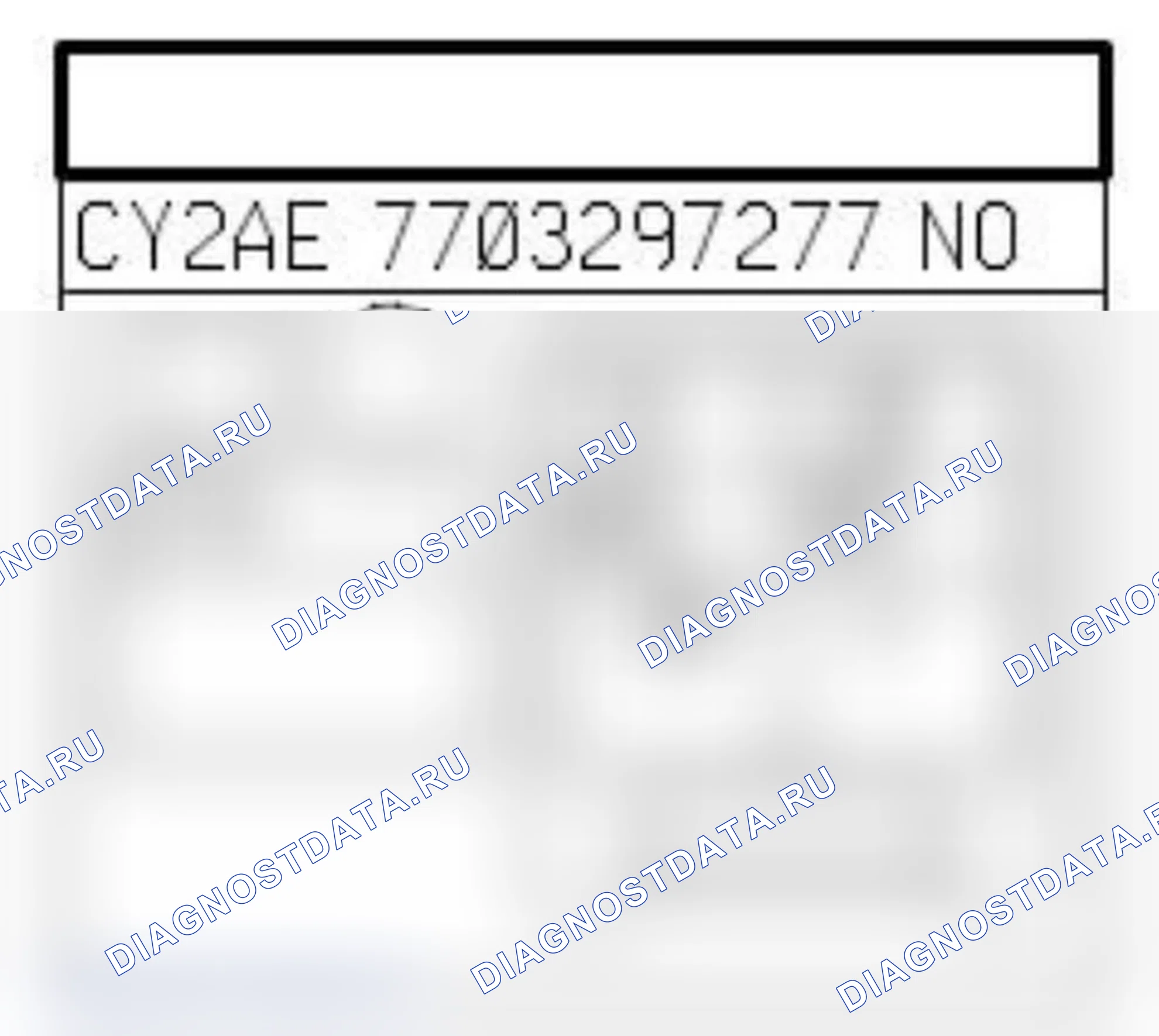 Распиновка разъёма 174 — Правый задний противотуманный фонарь. Renault Megane III