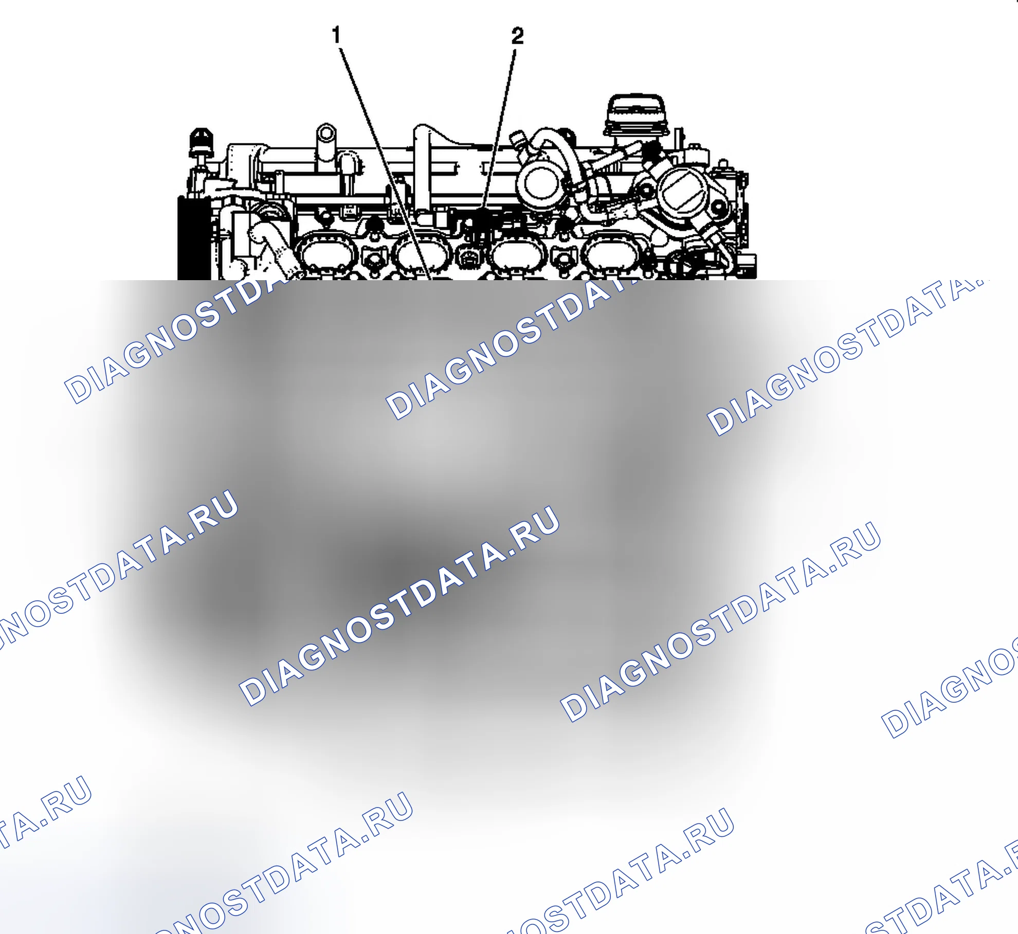 Рис. 2: Передние компоненты двигателя (LEA 2 из 2). Chevrolet Captiva I рестайлинг