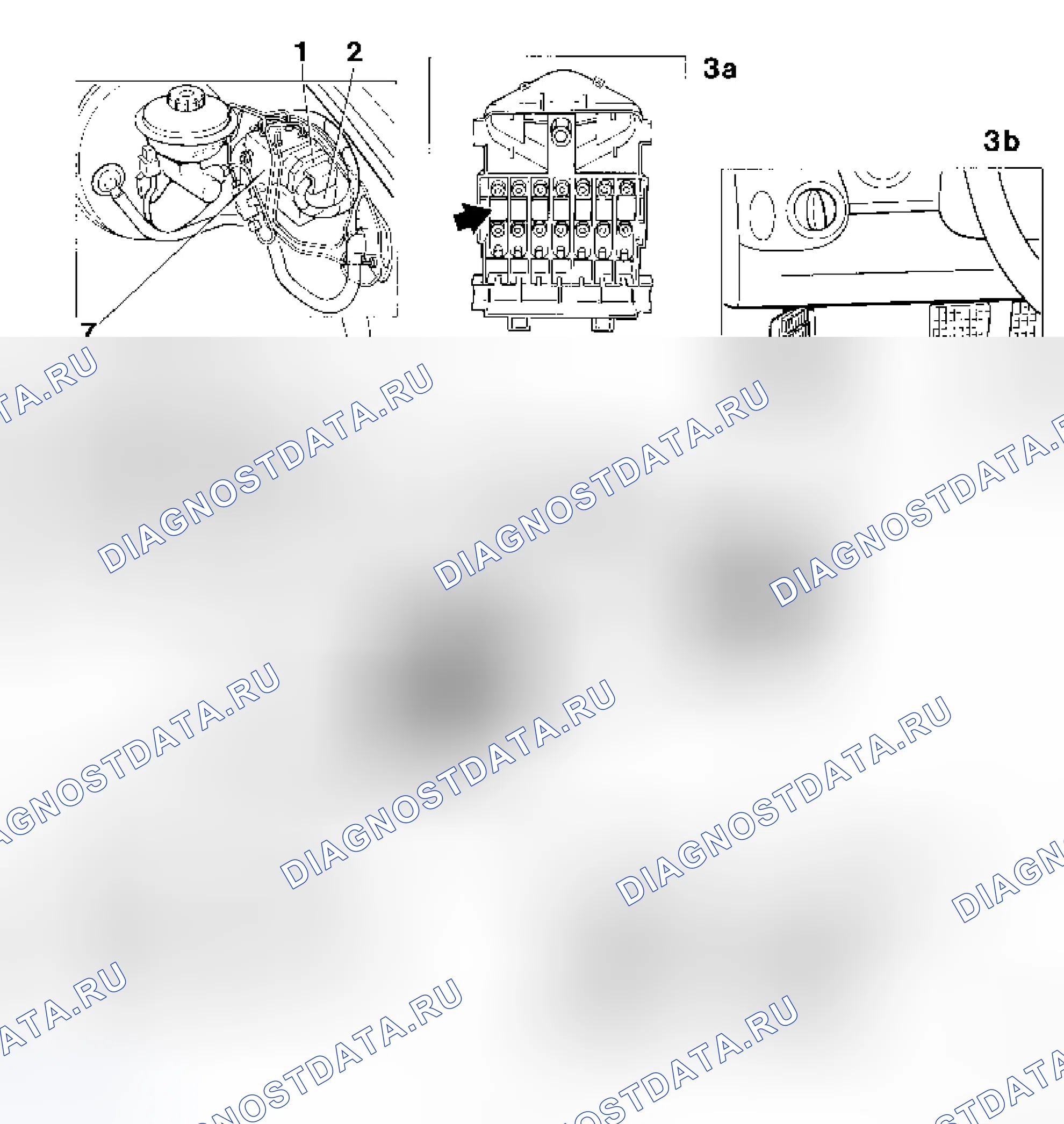 Рис. 74: Компоновка компонентов (ABS 5.3 и ABS/TC 5.3). Porsche Boxster 986
