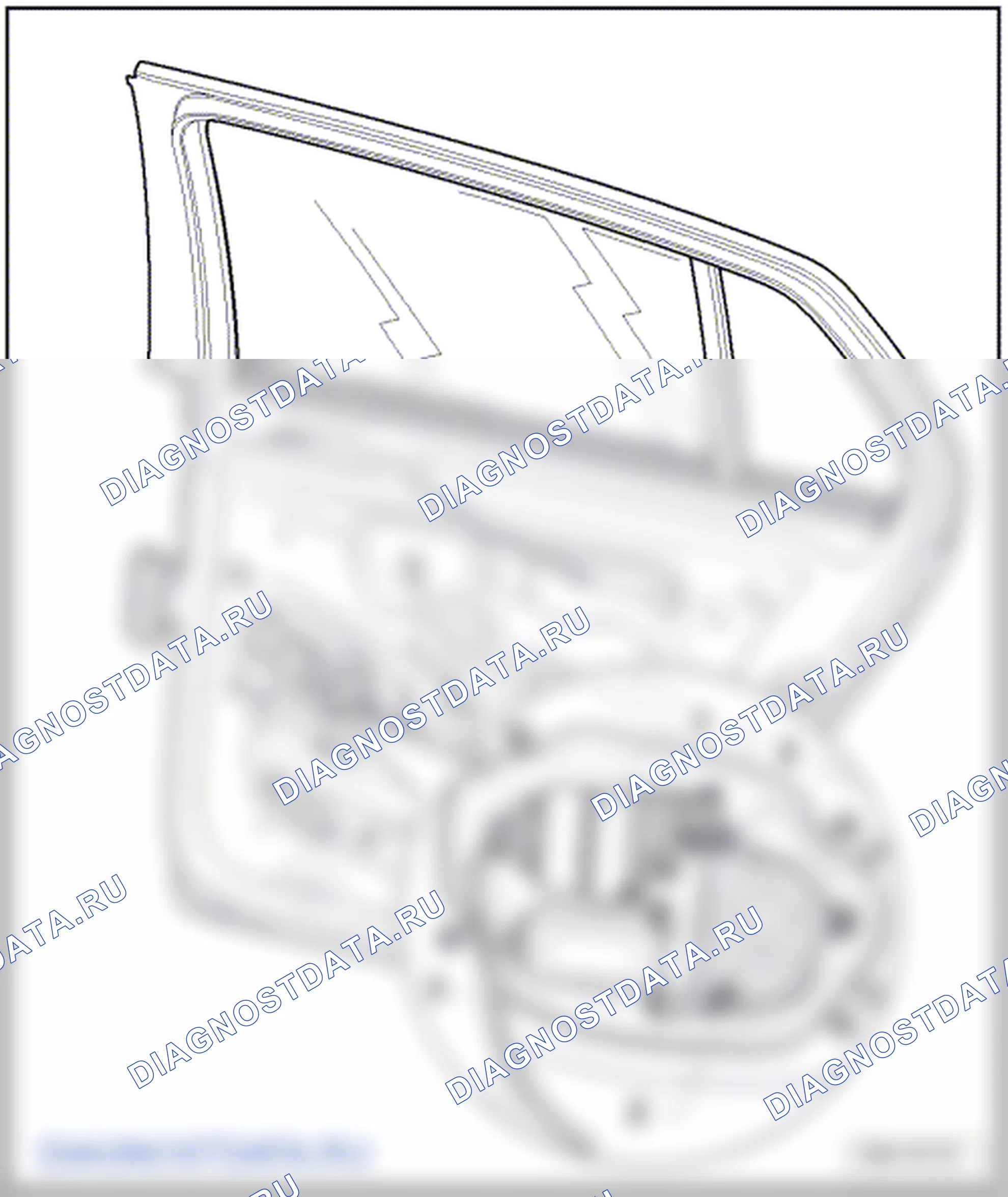 Стекла задних дверей. Volkswagen Golf Mk5