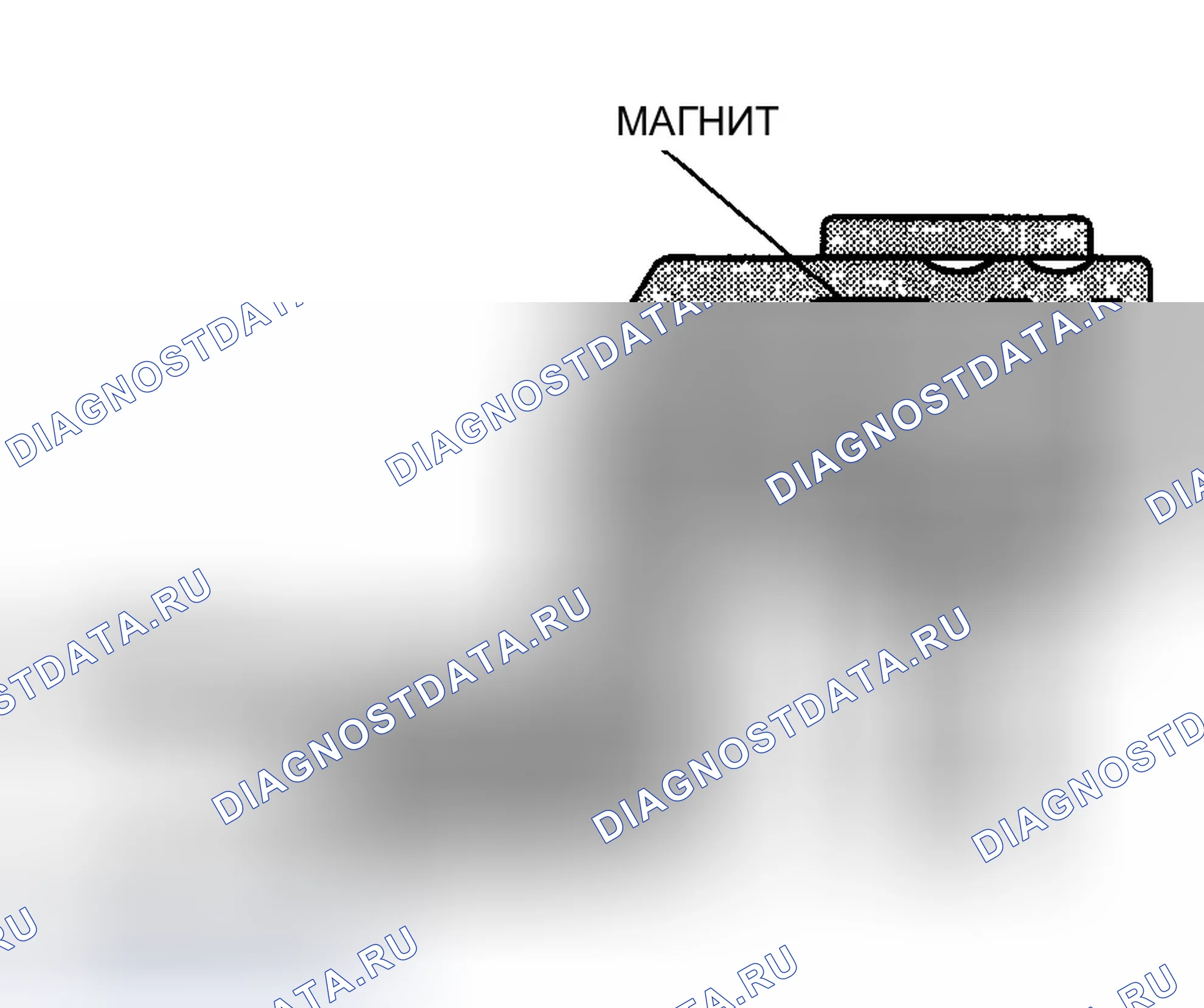 Рис. 105: Датчик положения коленчатого вала (Ckp). Honda Civic VII