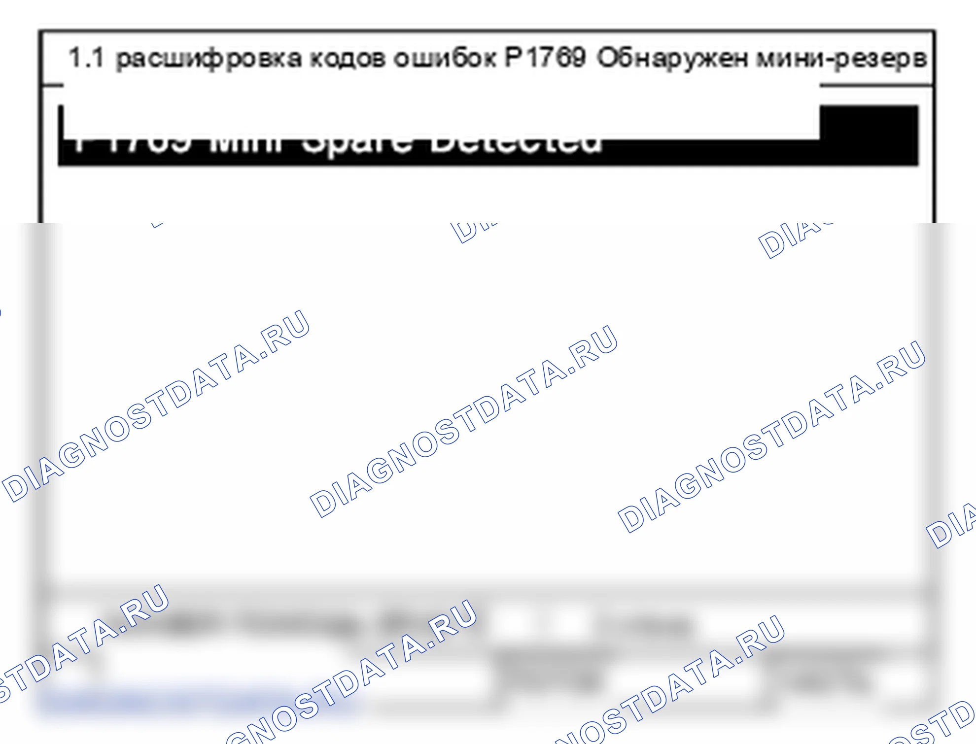 P1769: обнаружена мини-запчасть. Hyundai Santa Fe CM