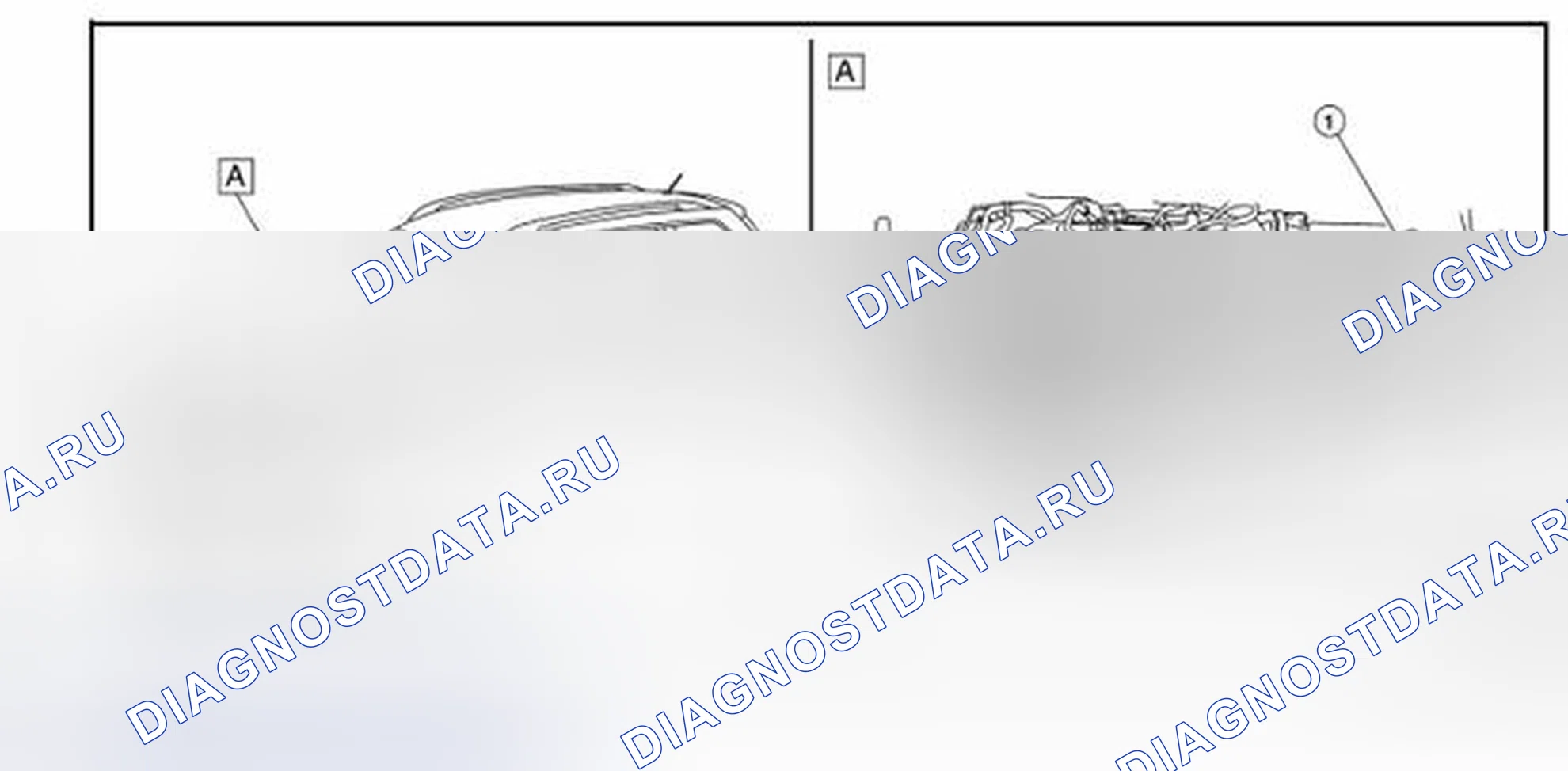 Рис. 86: Расположение компонентов. Nissan Rogue II