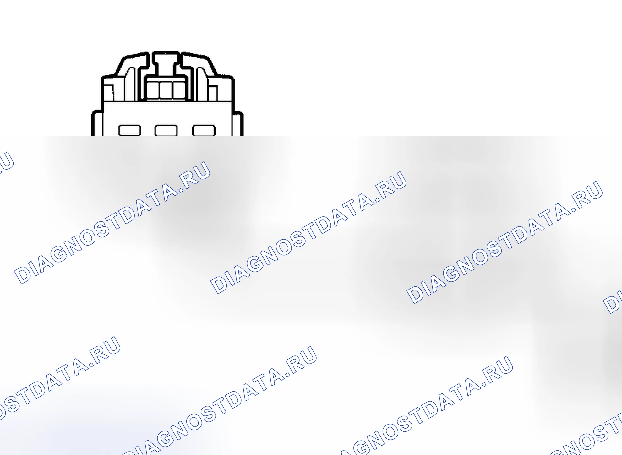 Рис. 12: диагностический тест C: ВСЕ ОКНА ПИТАНИЯ НЕ РАБОТАЮТ. Hyundai Porter IV