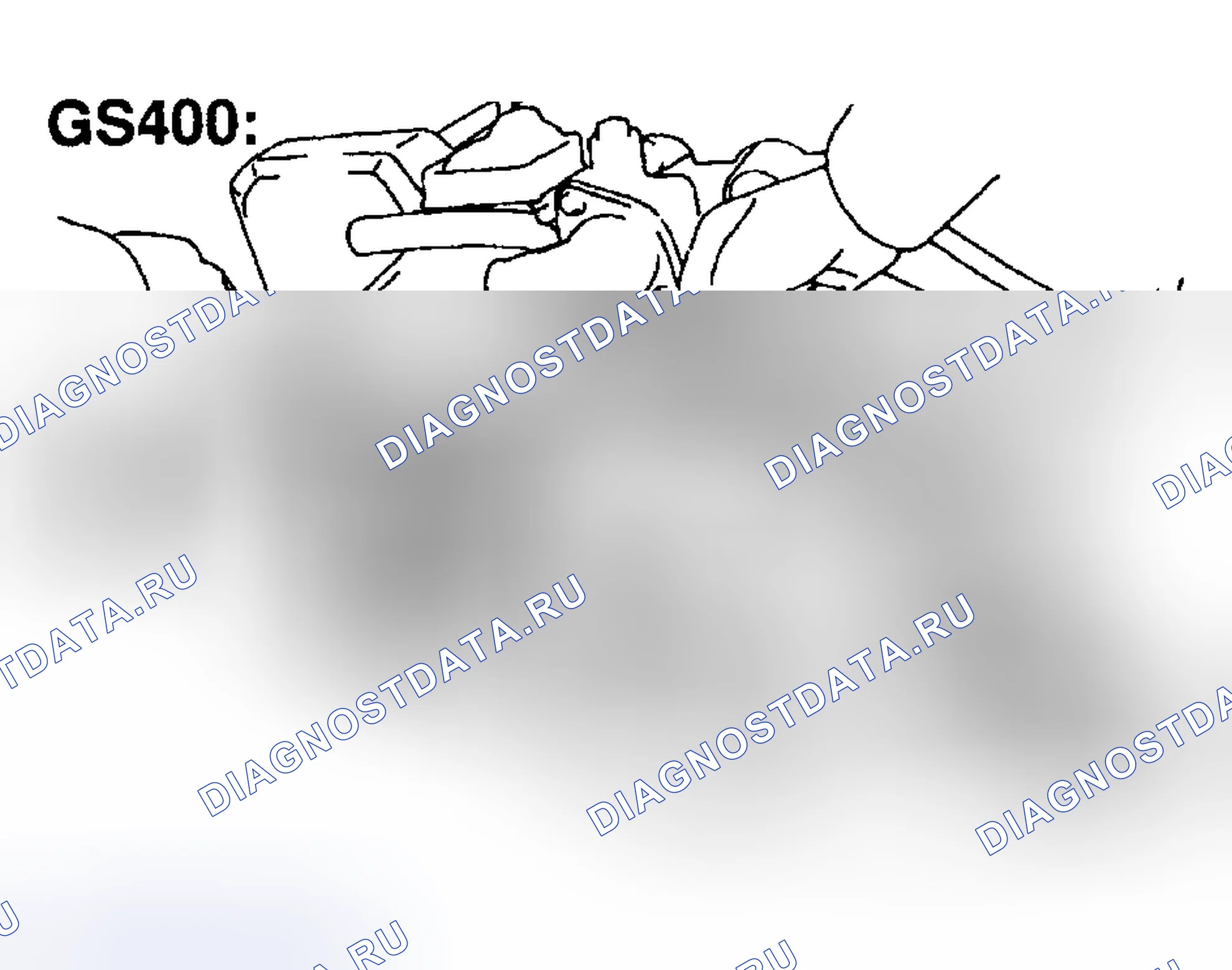 Рис. 6: ТРАССИРОВКА ПРИВОДНОГО РЕМНЯ Gs 400. Lexus GS II