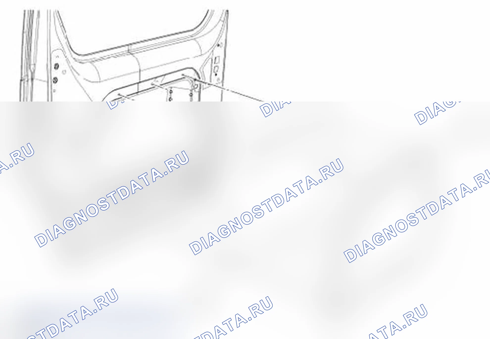 Рис. 4: Раздвижные грузовые двери. Ford Transit Connect I рестайлинг