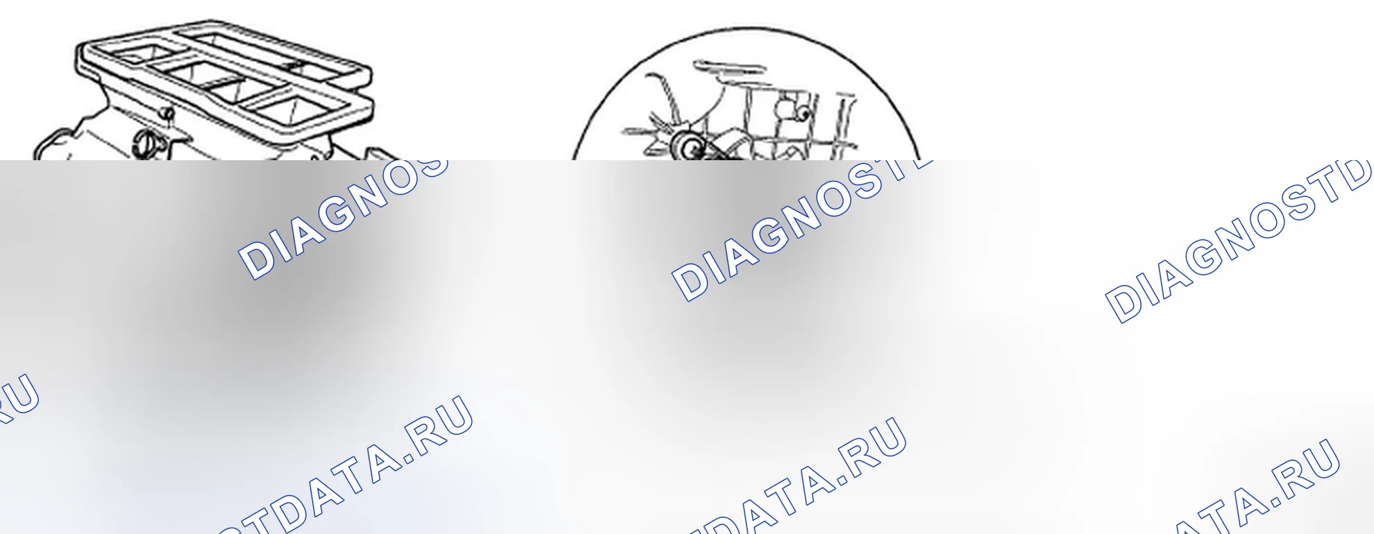 Рис. 145: Идентификация привода регулировки температуры. Hyundai Elantra IV