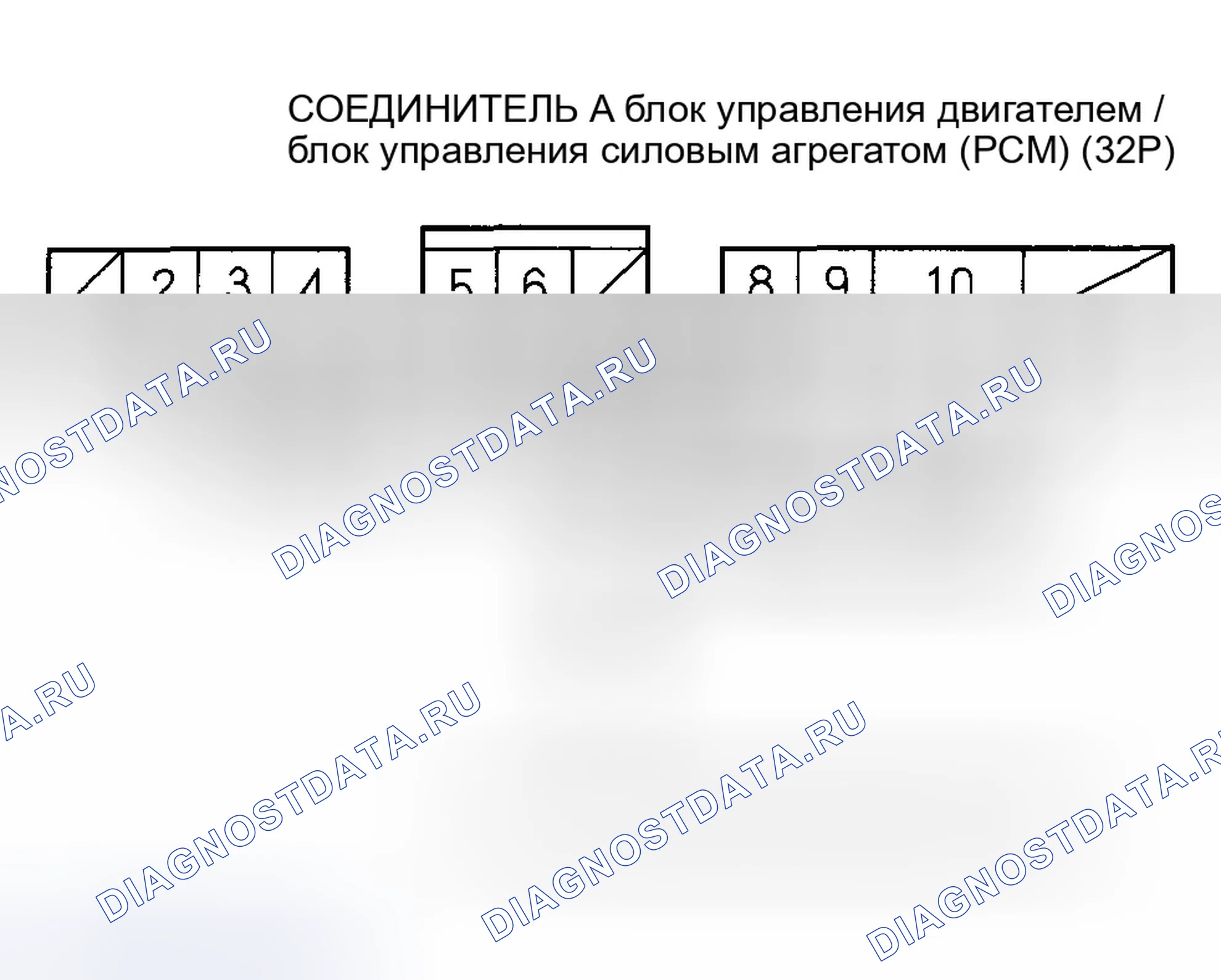 Рис. 46: расшифровка кода ошибки P0452: Низковольтная цепь датчика FTP. Honda Accord VI