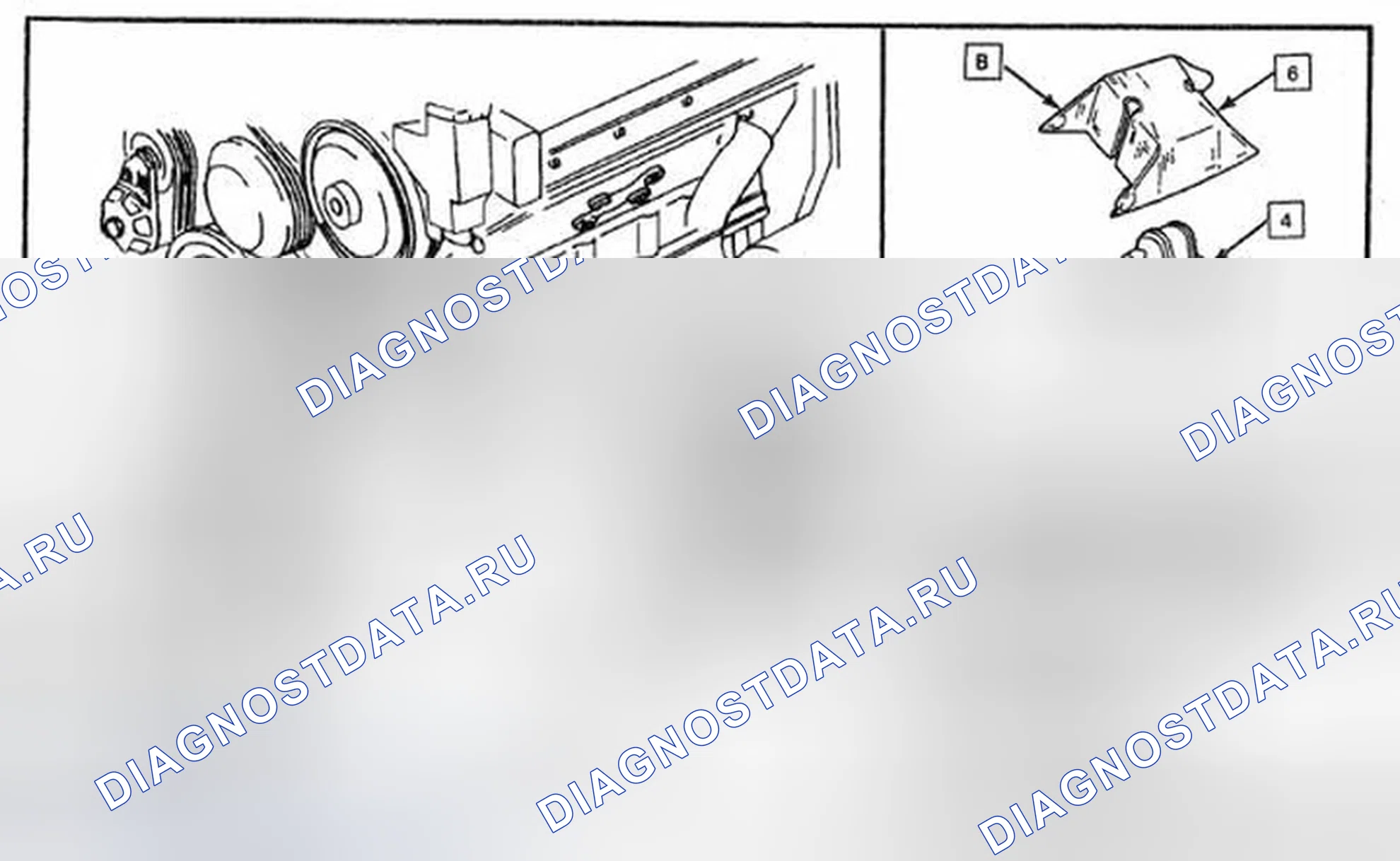 Рис. 8: Установка или подключение. Chevrolet Corvette C4