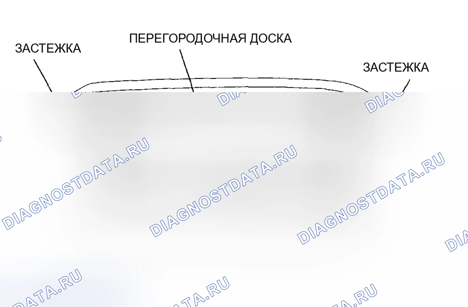 Рис. 48: ДЕМОНТАЖ / МОНТАЖ РАЗДЕЛИТЕЛЬНОЙ ПЕРЕГОРОДКИ. Mazda 6 GH рестайлинг