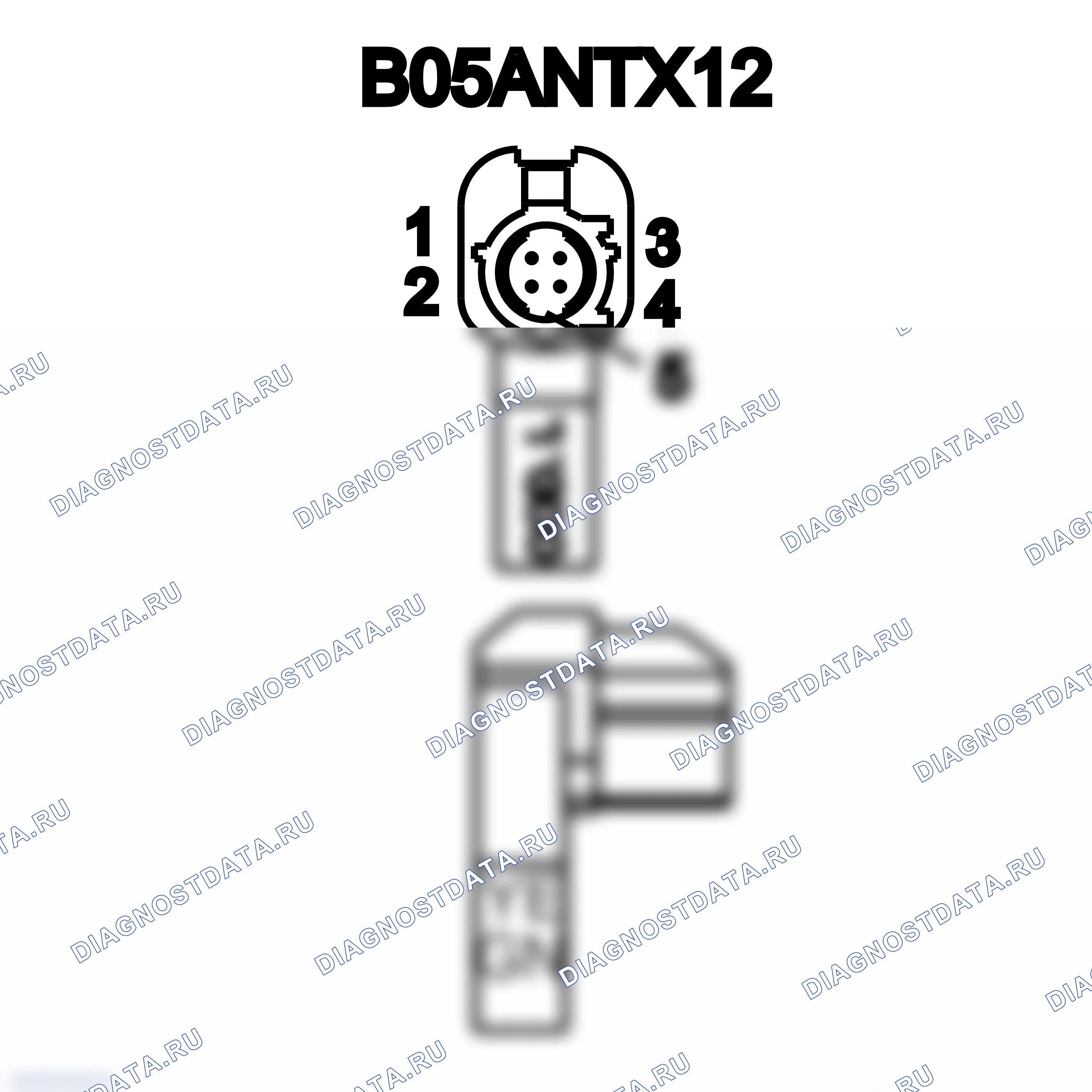 Распиновка разъёма 4F1 035 750 D — внешний вид и расположение контактов. Porsche 718 Cayman 982