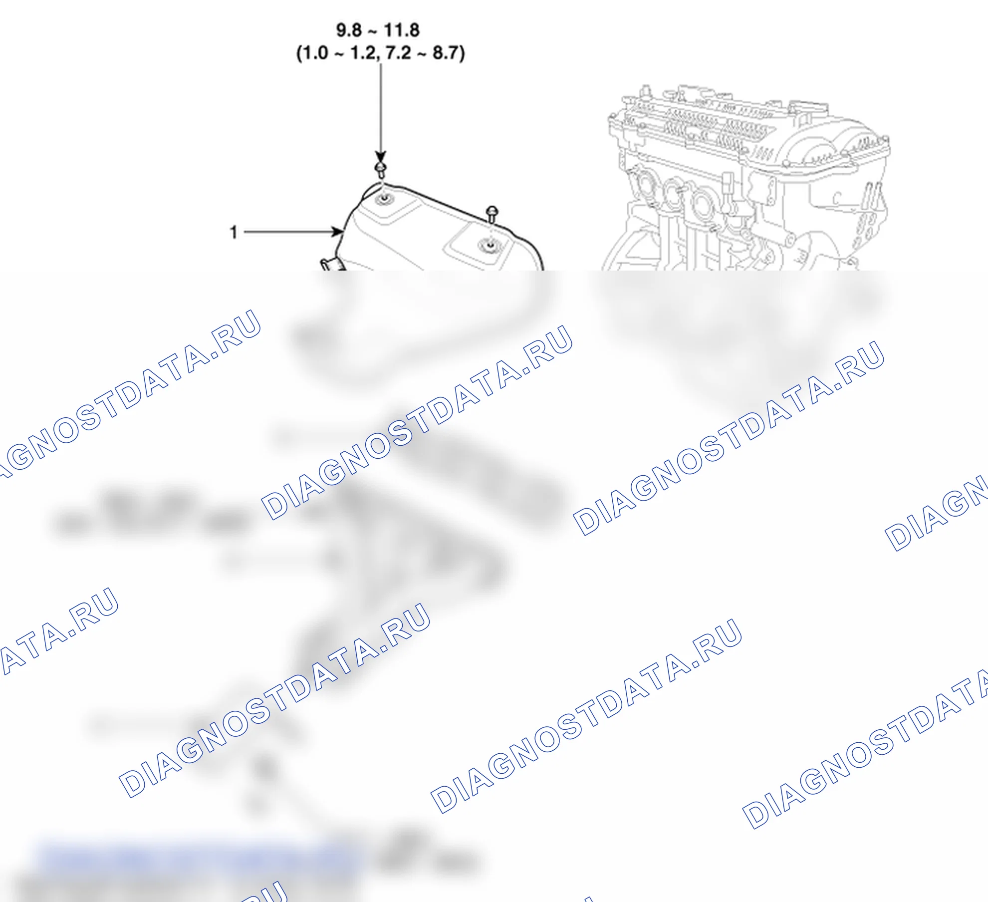 Детали выпускного коллектора. Hyundai ix35 EL
