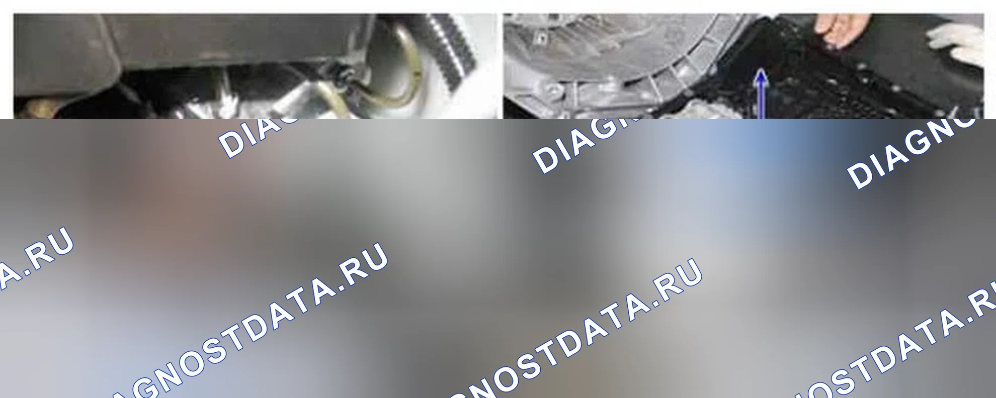 Рис. 229: Расположение компонентов. Hyundai Equus II