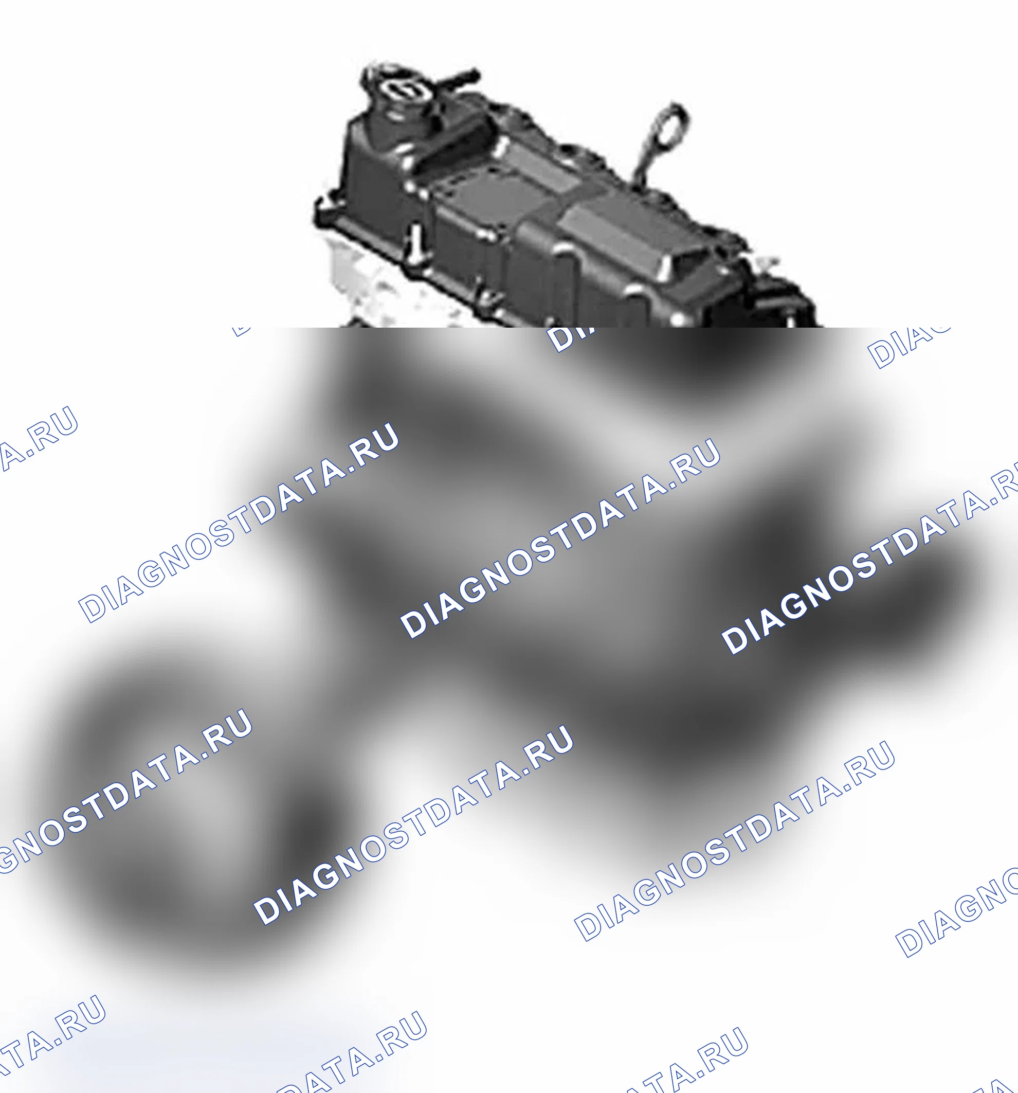 Рис. 37: Идентификация двигателя. MINI Cooper II