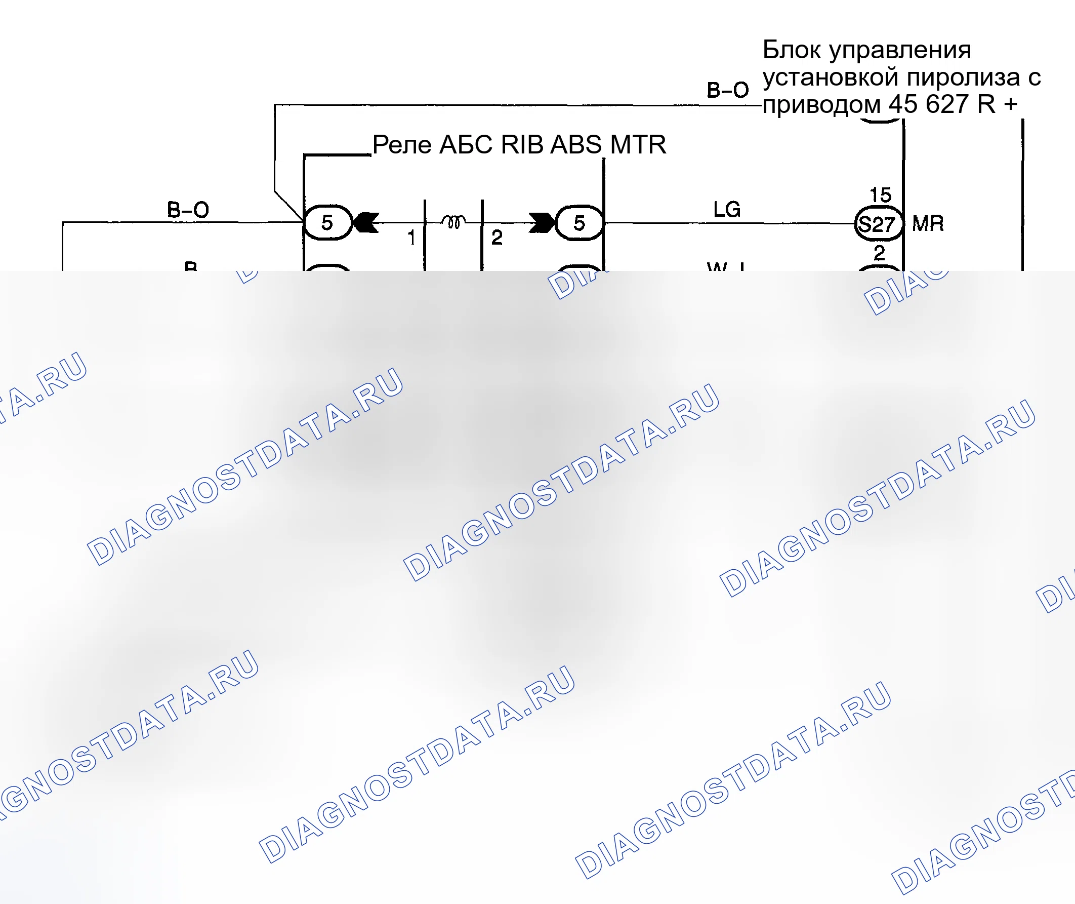 Рис. 48: электросхема. Toyota Highlander I рестайлинг