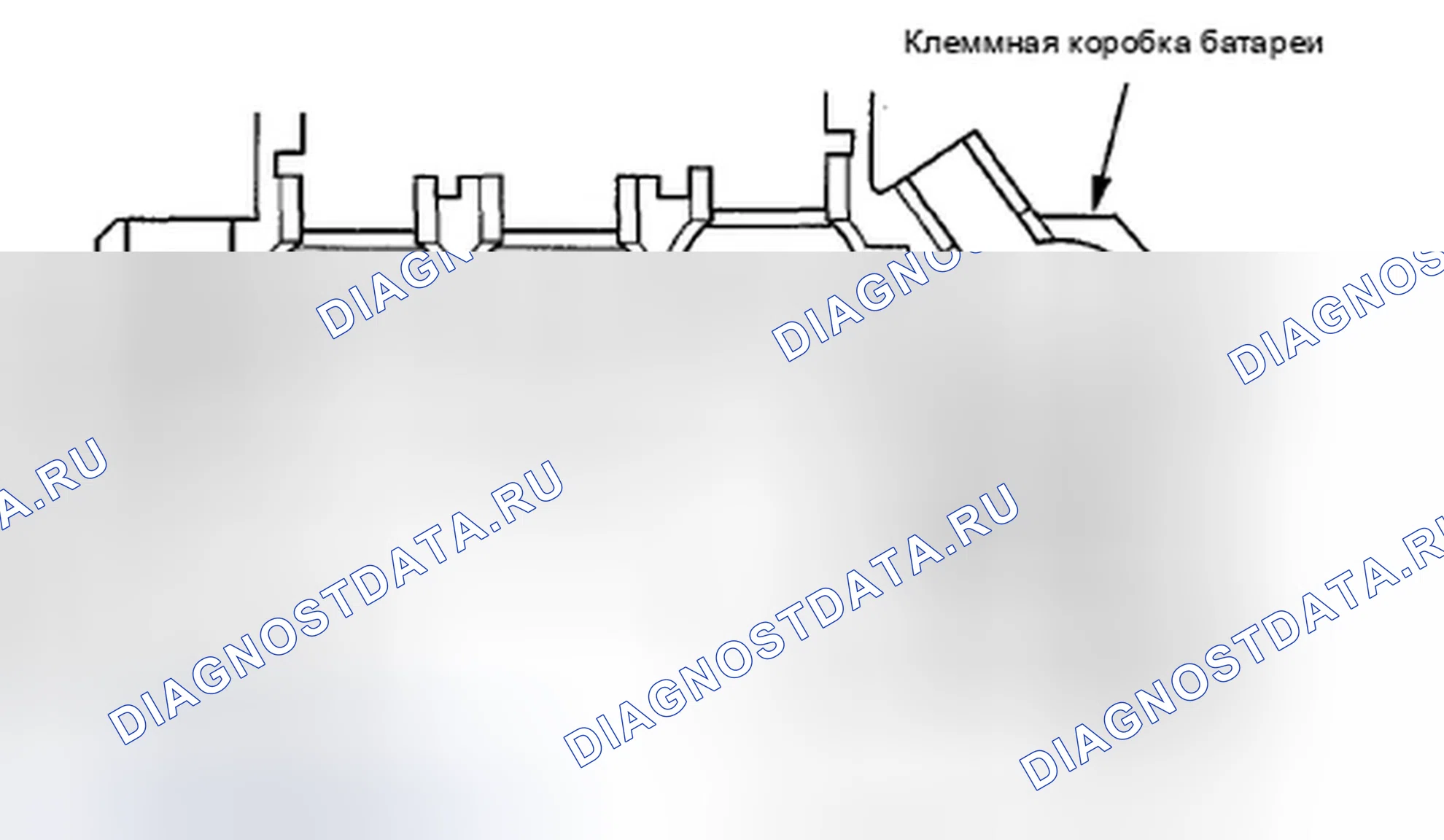 Рис. 613: Клеммный блок предохранителей аккумулятора (6-8). Honda Insight ZE2