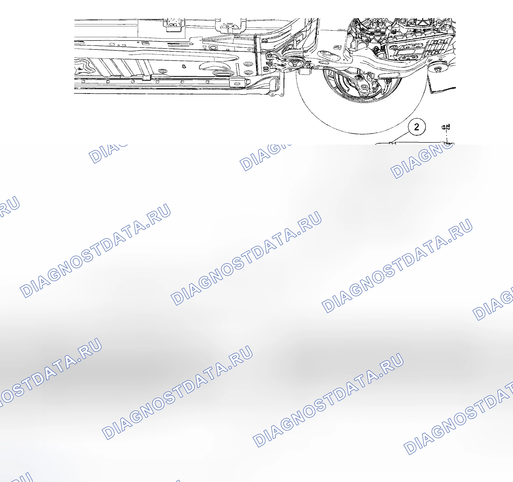 Рис. 15: Топливопроводы и топливный фильтр - разнесенный вид. Hyundai Mistra II