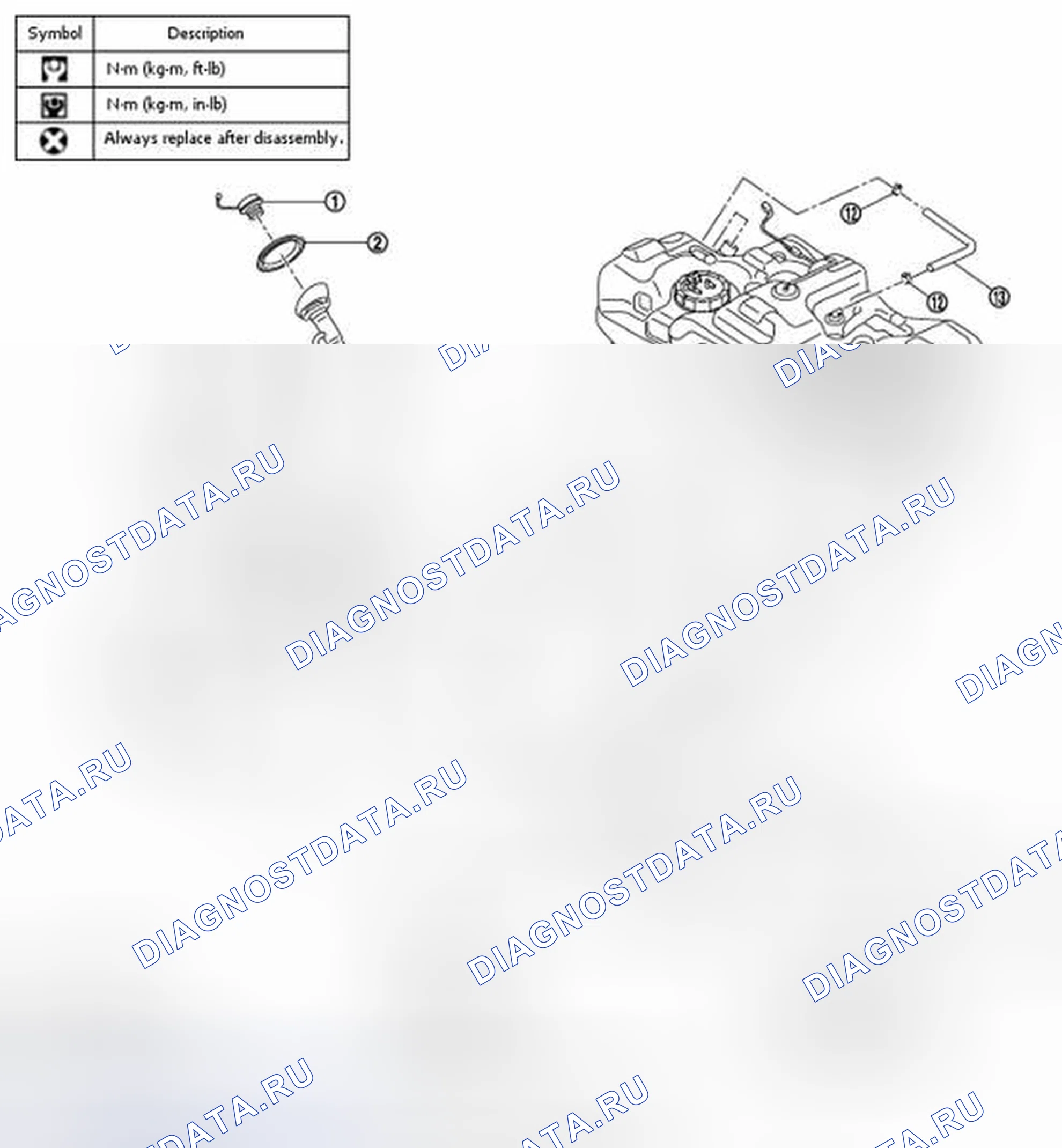 Рис. 5: Разнесенный вид. Honda Saber I