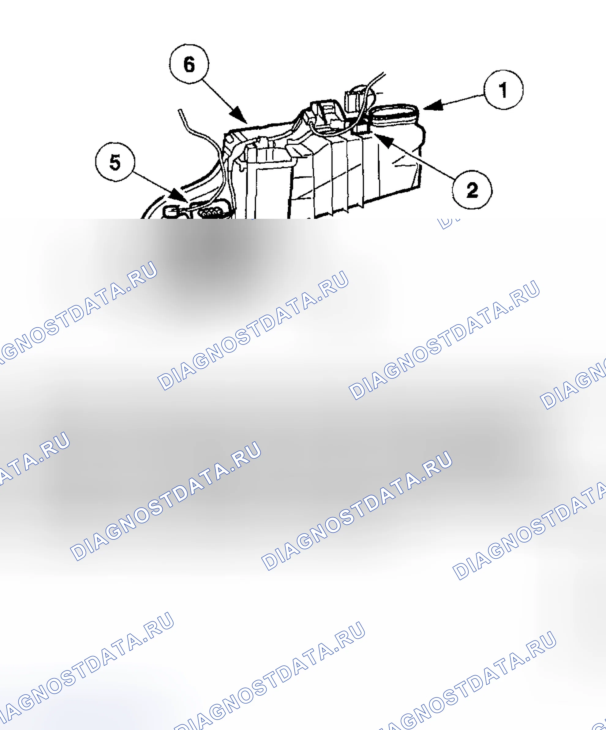 Рис. 125: Вспомогательный корпус климат-контроля. Hyundai ix20 I рестайлинг